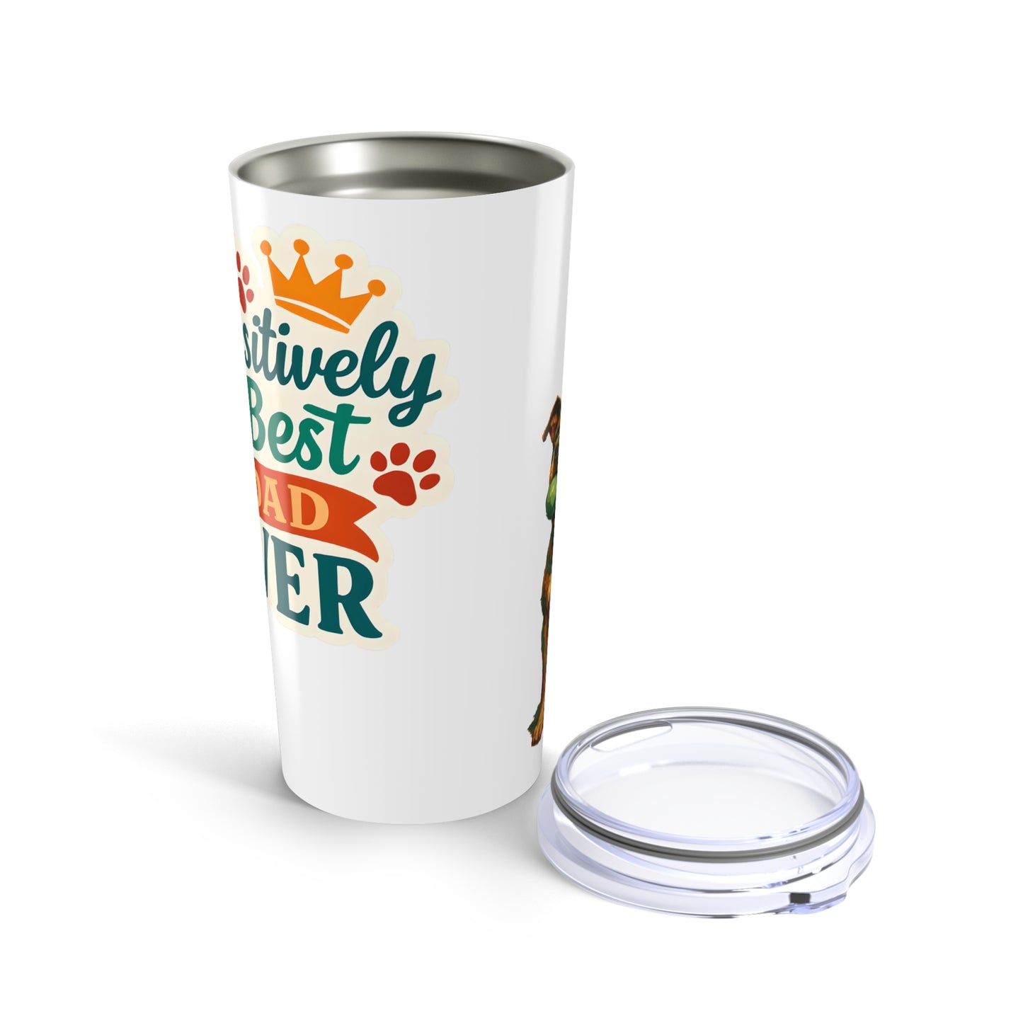 Bully Bond Corp | 20oz Stainless Steel Tumbler – Dog Dad Gift, Vacuum Insulated Drinkware