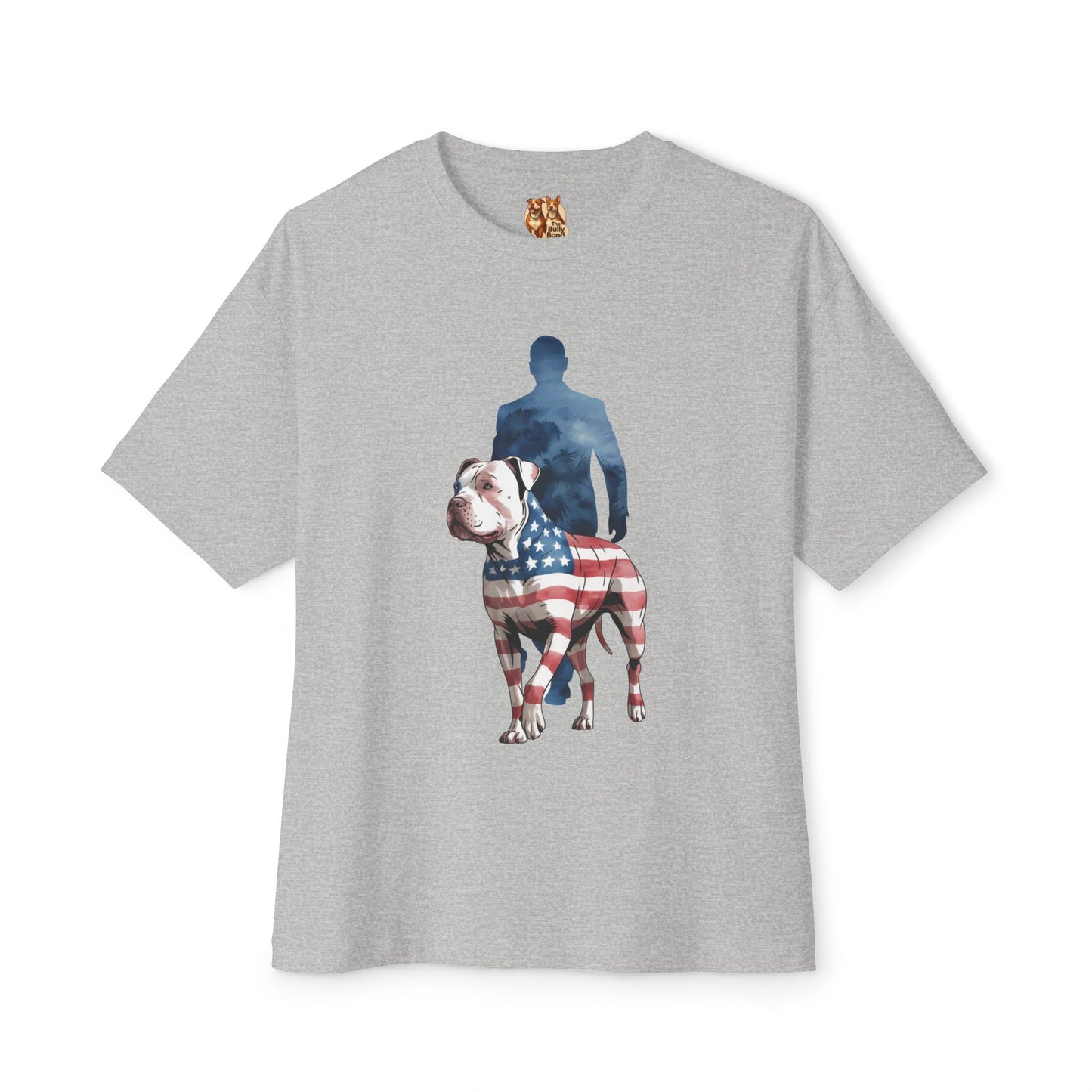 Stars, Stripes, and Bully by My Side – Patriotic Pitbull T-Shirt