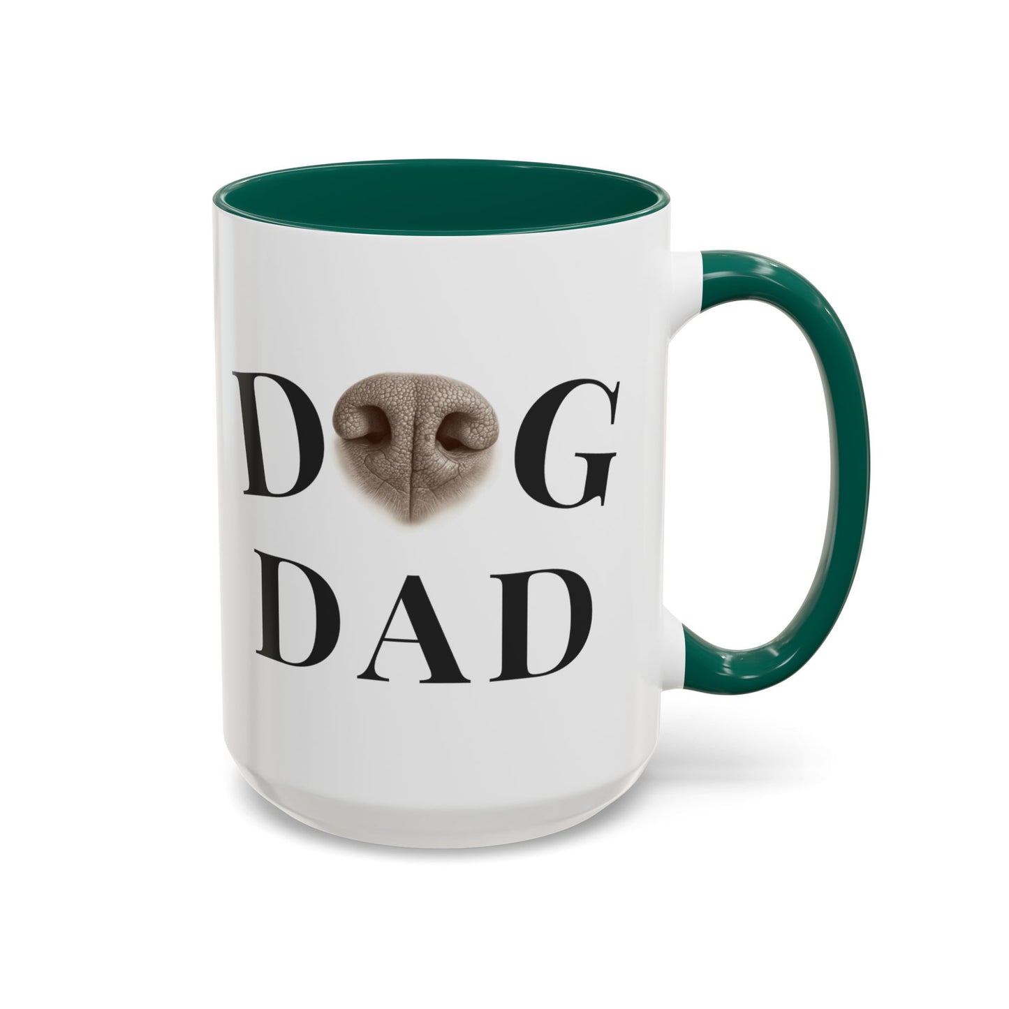 Personalized Dog Dad Mug – Your Dog’s Nose Custom Design