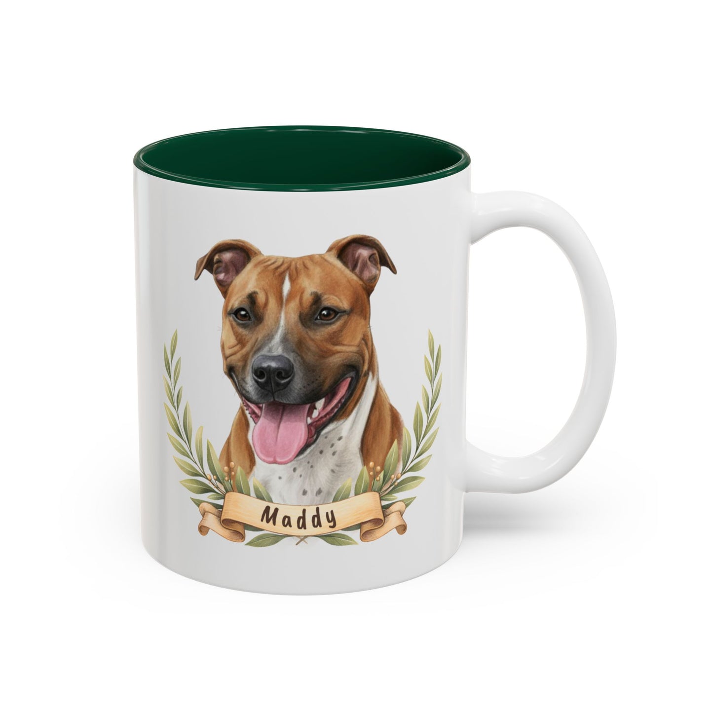 Personalized Dog Mug – Custom Digital Pencil Sketch Portrait (Ladies’ Edition – Bonded for Life)