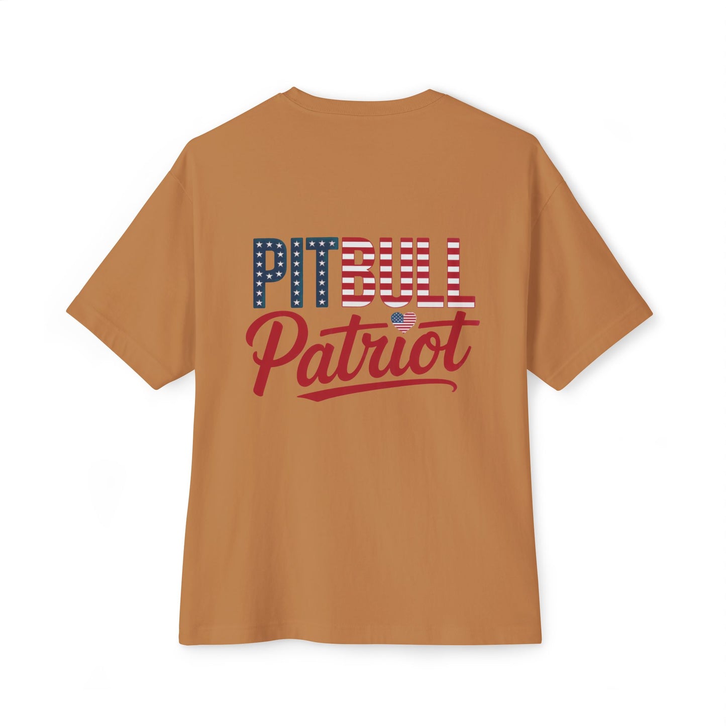 Pitbull Patriot | Bella + Canvas Tee | Double-Sided American Pride Shirt