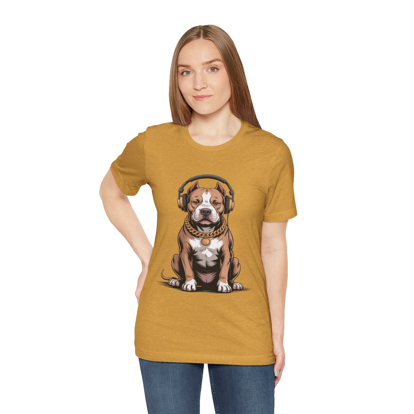 Cruising the Strip Vintage Car & Pitbull Graphic Tee – Bella+Canvas 3001