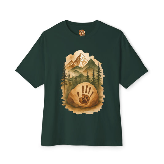 Bully Bond Corp Handprint & Paw Forest T-Shirt – Bella+Canvas 3010