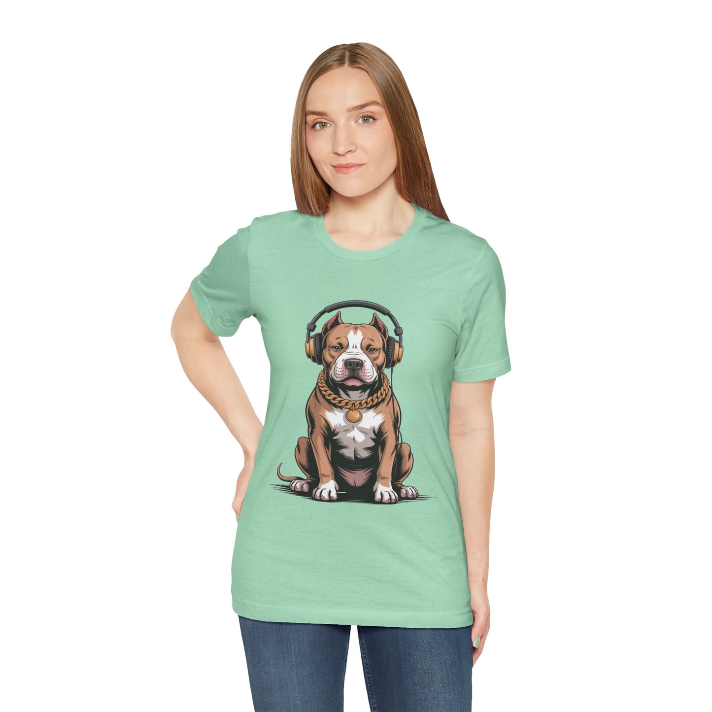 Cruising the Strip Vintage Car & Pitbull Graphic Tee – Bella+Canvas 3001
