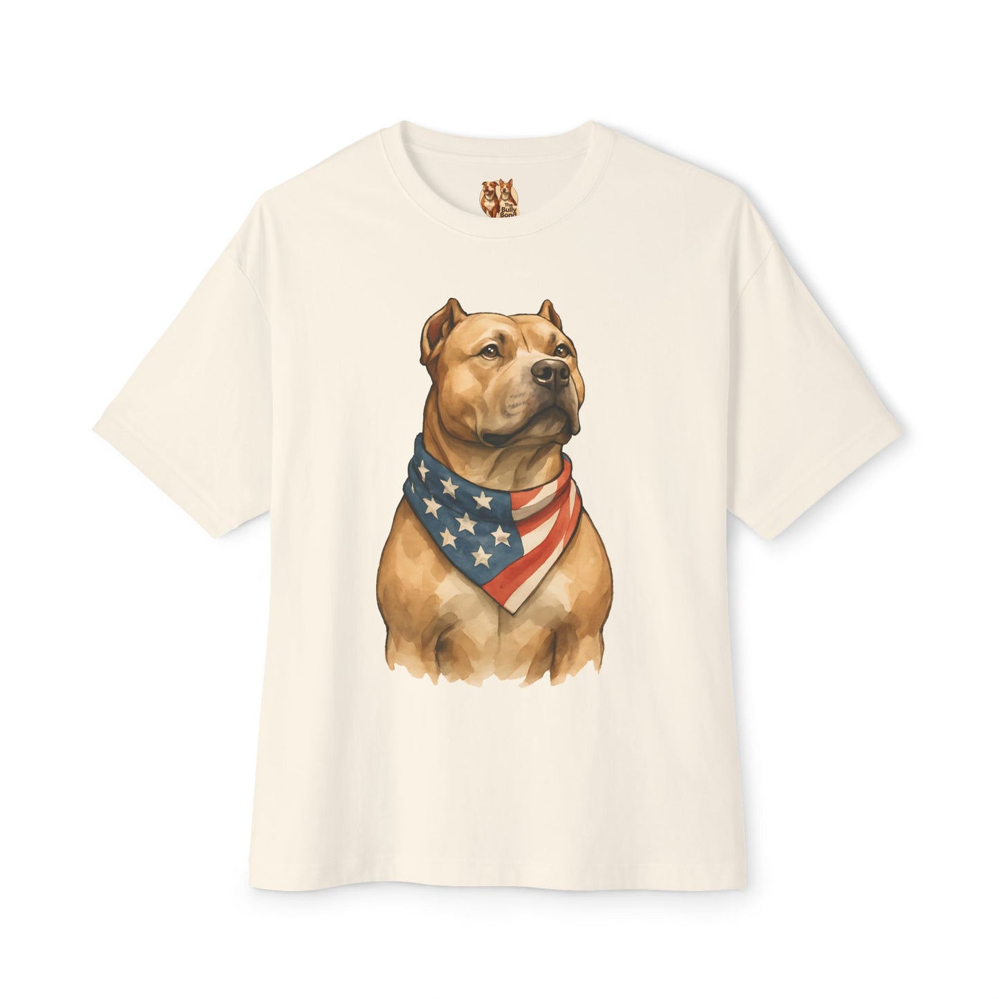 Pitbull Patriot | Bella + Canvas Tee | Double-Sided American Pride Shirt