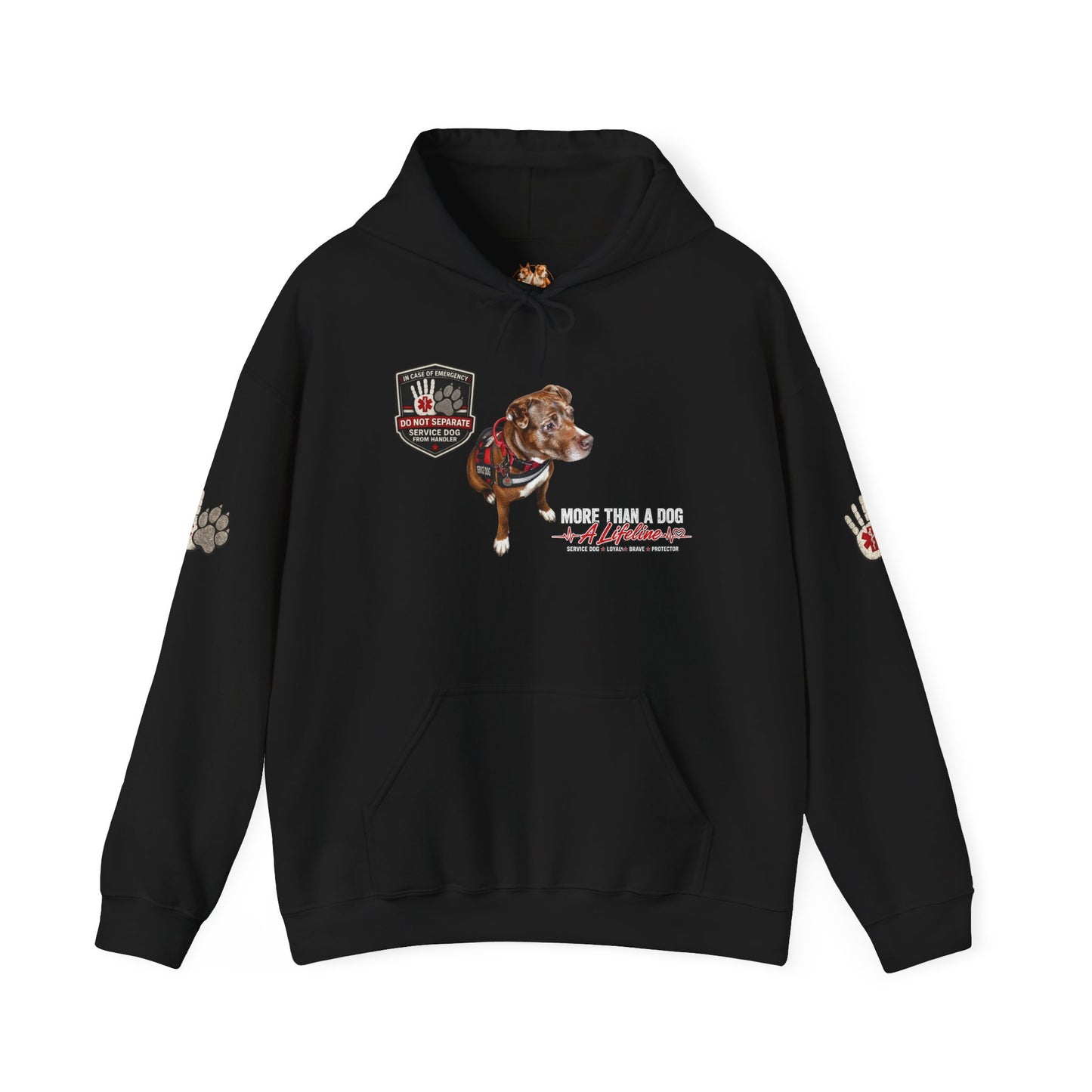 Custom Service Dog Tribute Hoodie – More Than a Dog, A Lifeline