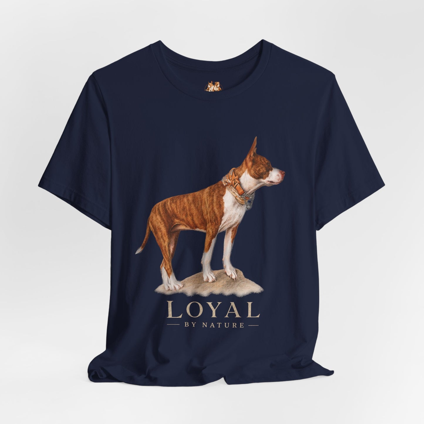 Custom Pit Bull Portrait T-Shirt | Your Dog as a Premium Digital Pencil Sketch | Personalized Powerbreed Apparel
