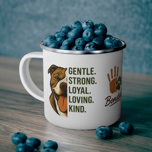 Bonded Camping Mug – Pit Bull Love & Loyalty