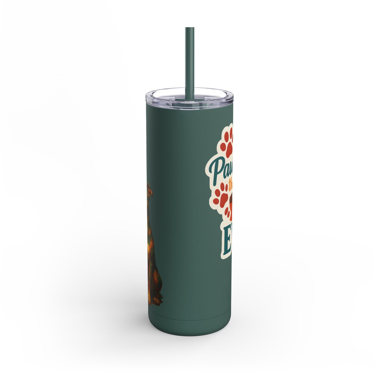 Paw-sitively the Best Dad Ever – 20oz Skinny Tumbler