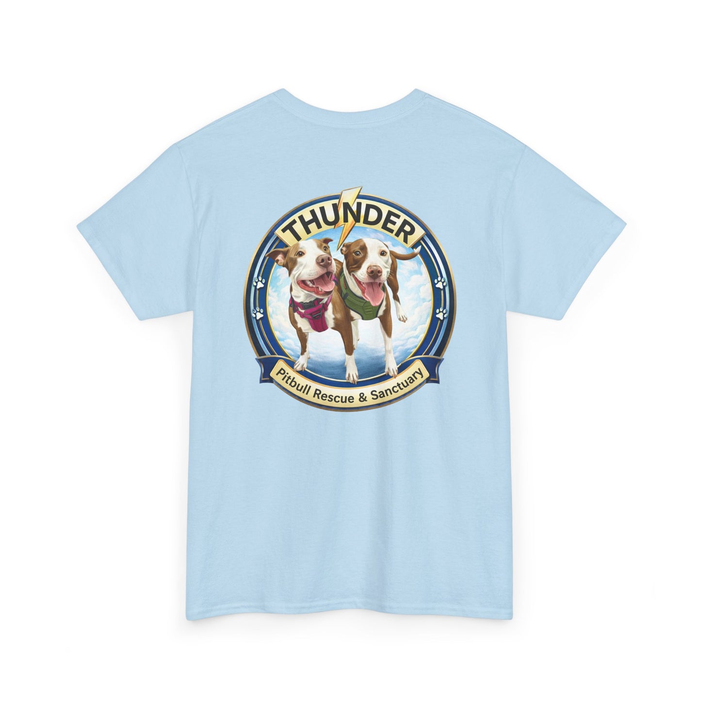 Thunder Pitbull Rescue & Sanctuary Shirt | Custom Rescue Dog Apparel | Pitbull Lovers Tee | Rescue Support Clothing