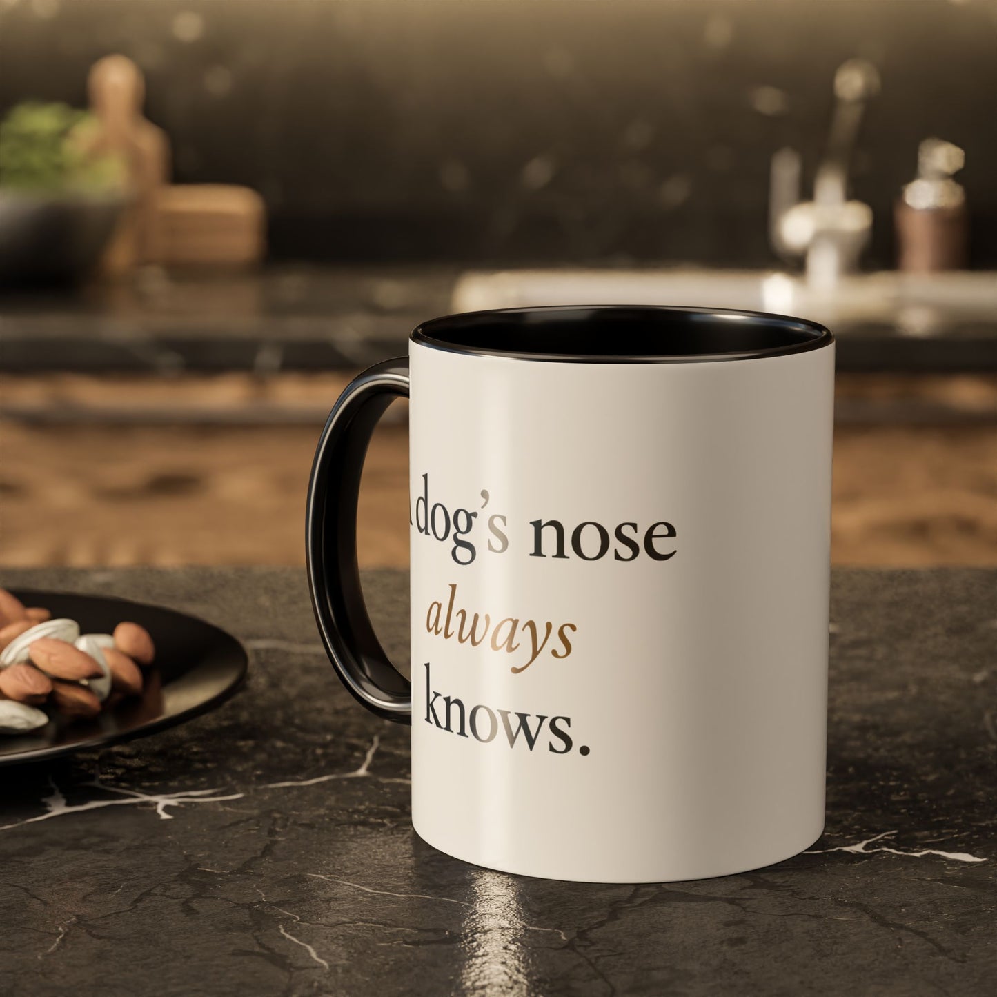 Personalized Dog Dad Mug – Your Dog’s Nose Custom Design