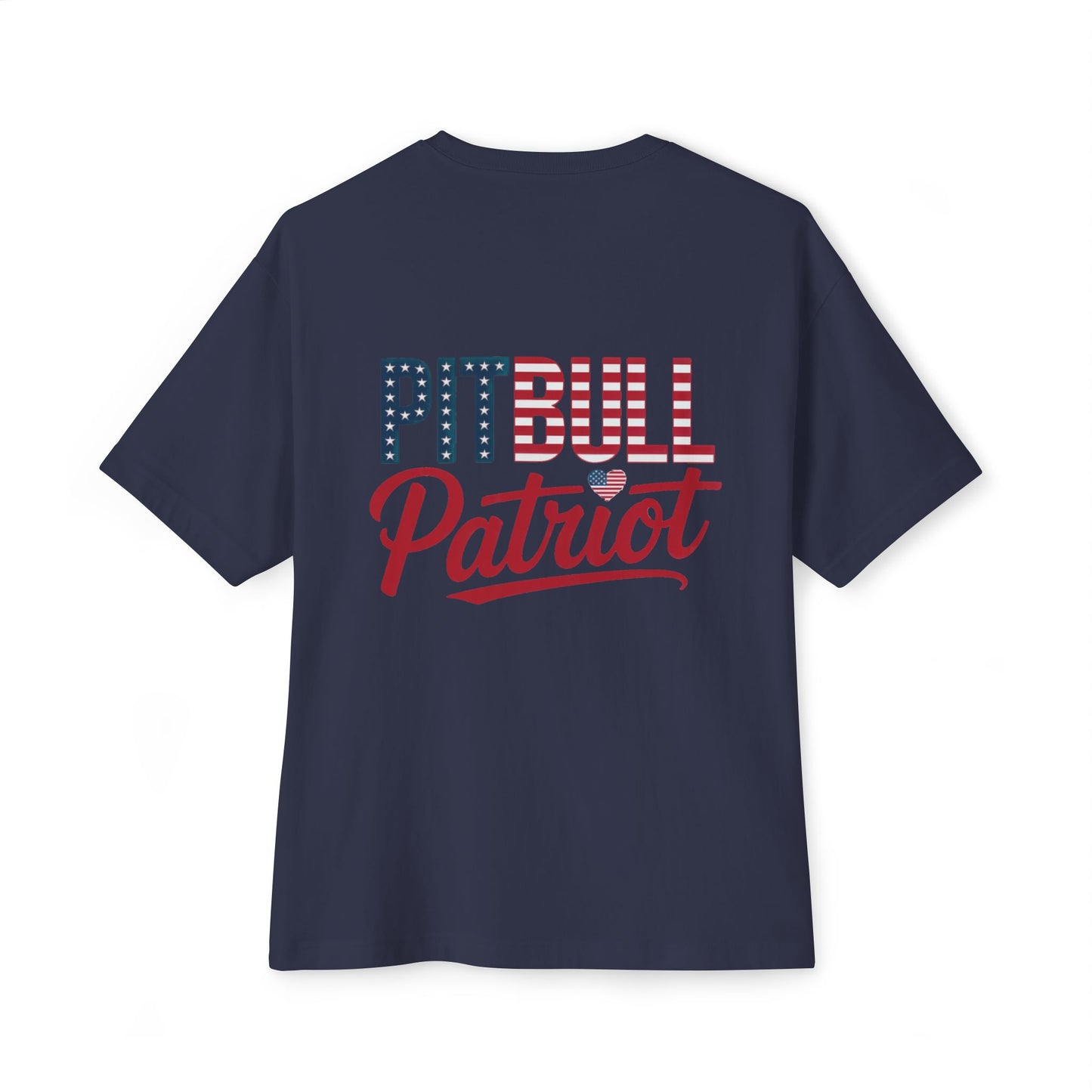 Pitbull Patriot | Bella + Canvas Tee | Double-Sided American Pride Shirt