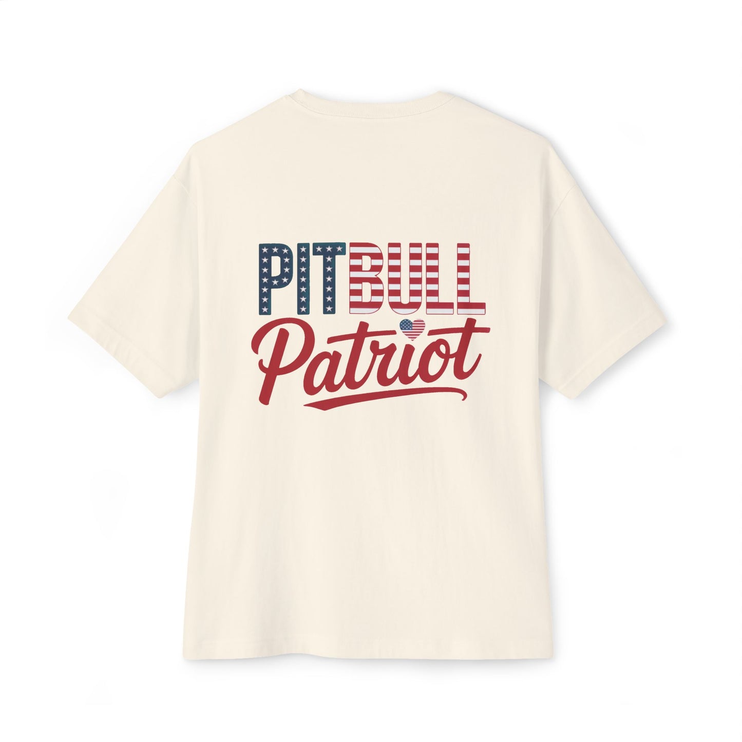 Pitbull Patriot | Bella + Canvas Tee | Double-Sided American Pride Shirt