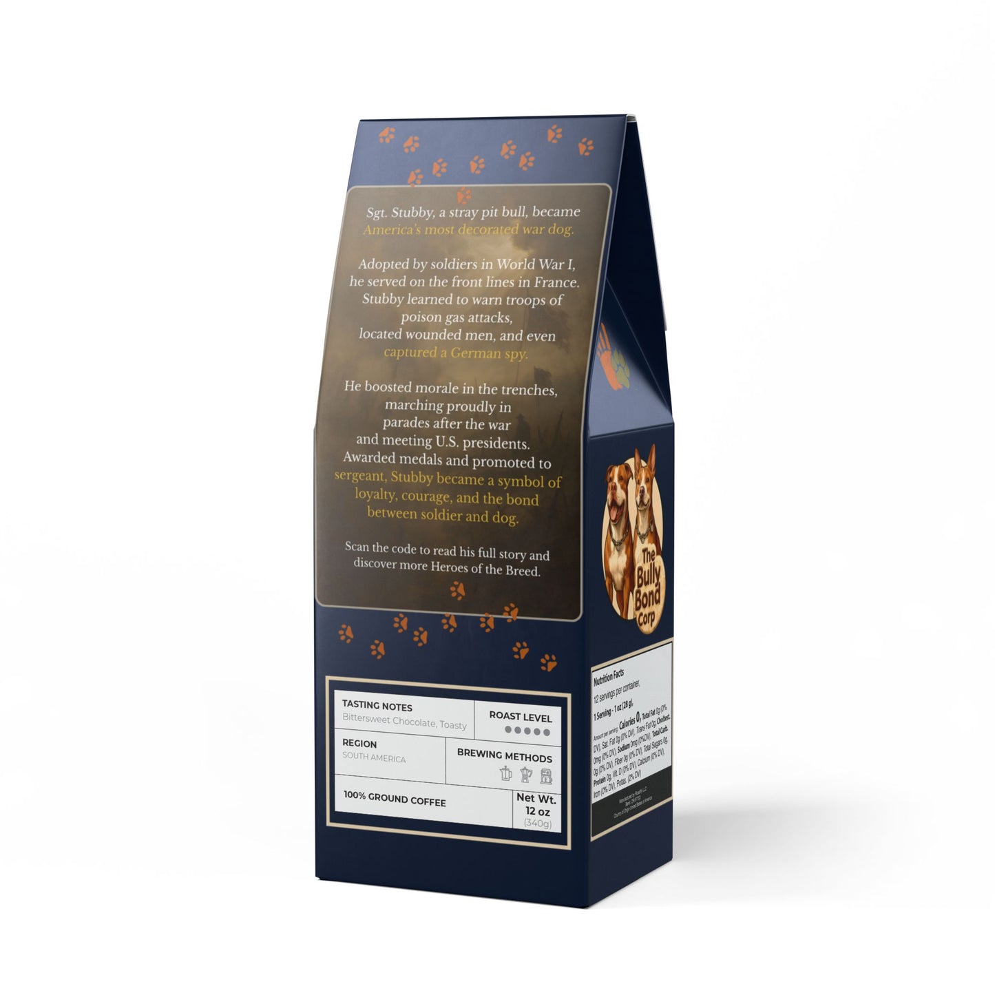 Heroes of the Breed — Stubby’s Valor Roast – Bitterroot Coffee Blend (Dark French Roast)