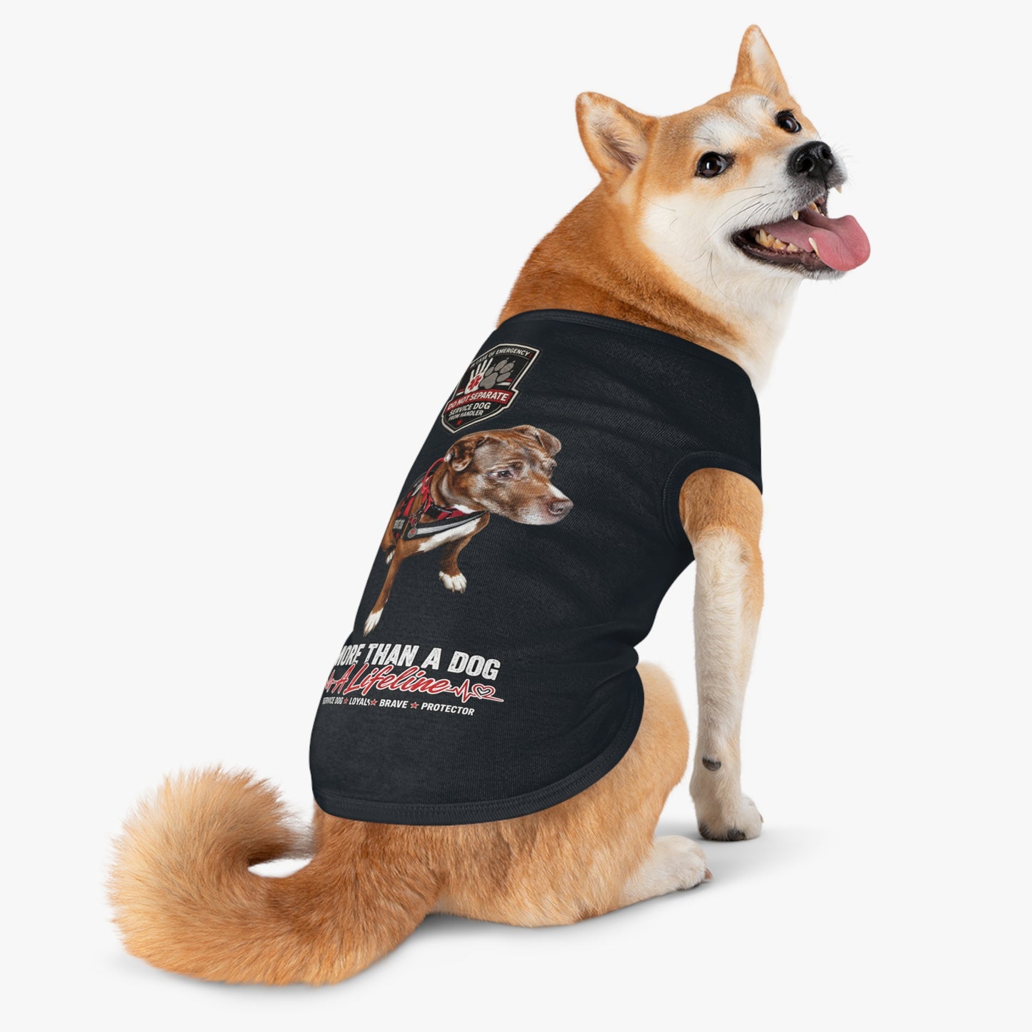 Personalized Service Dog Pet Tank Top | More Than A Dog, A Lifeline™
