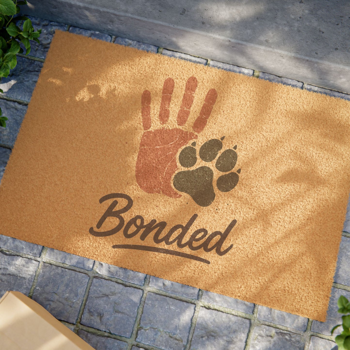 Bonded Hand & Paw Welcome Doormat – Powerbreed Home Essential