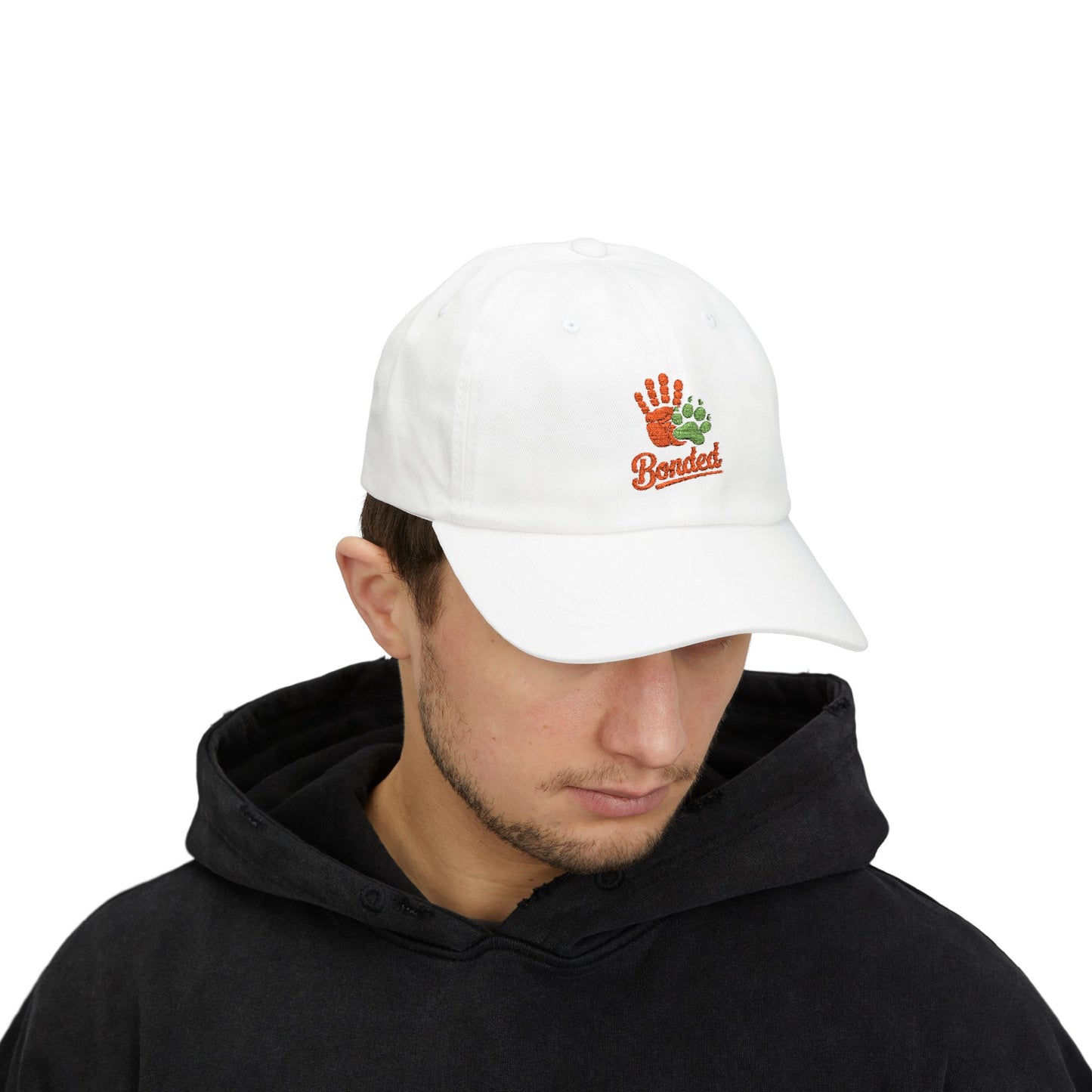 Bonded Hand & Paw Embroidered Dad Cap – Yupoong 6245CM