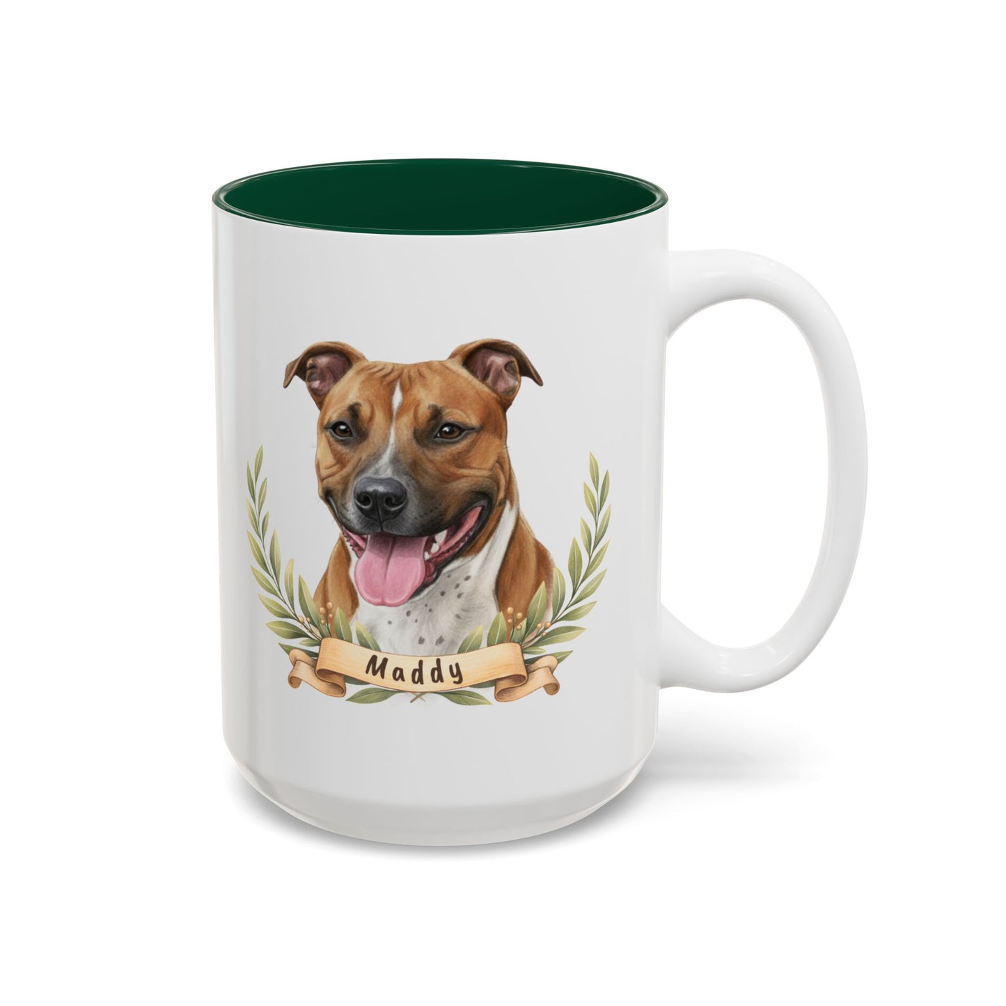 Personalized Dog Mug – Custom Digital Pencil Sketch Portrait (Ladies’ Edition – Bonded for Life)