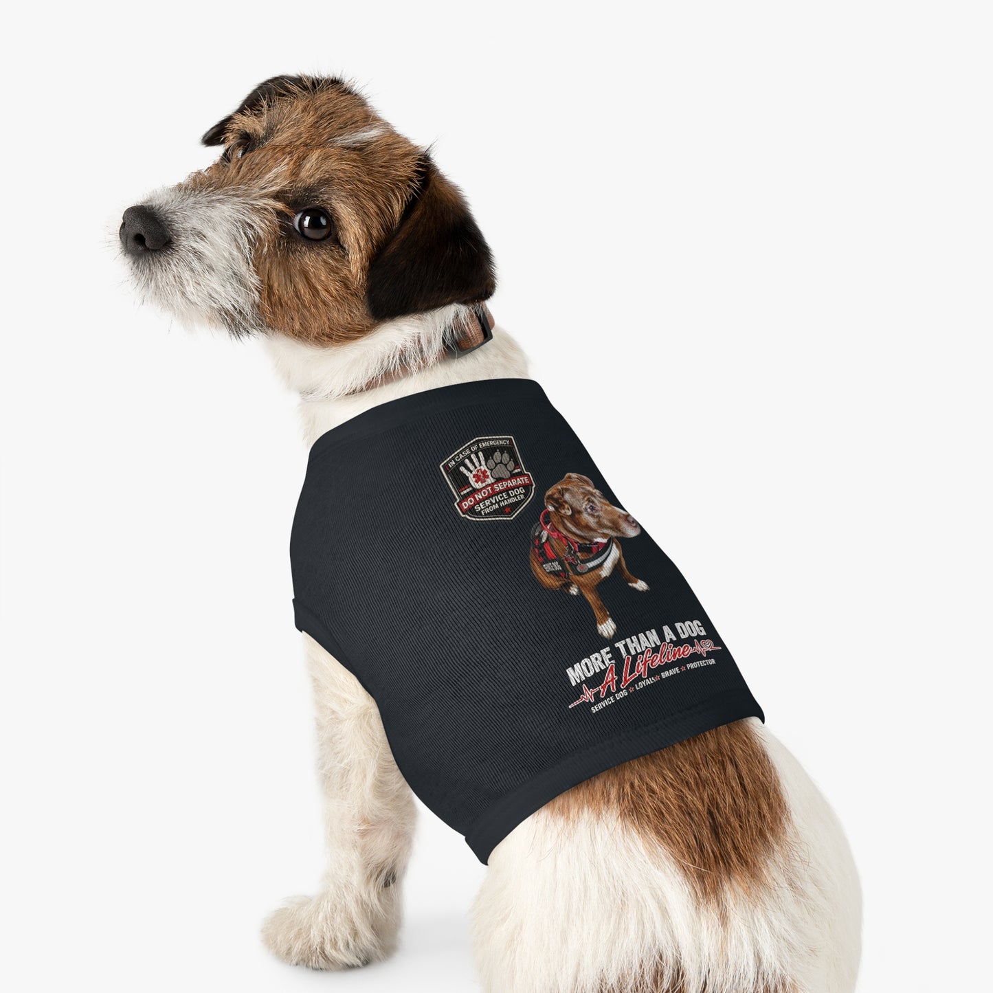 Personalized Service Dog Pet Tank Top | More Than A Dog, A Lifeline™