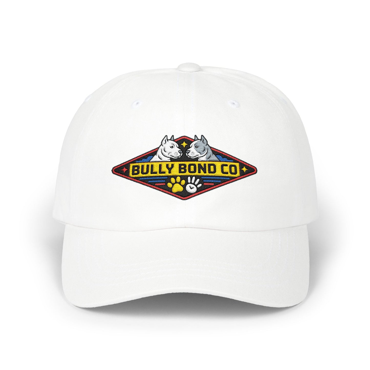 Bully Bond Co Embroidered Diamond Badge | Yupoong 6245CM Dad Cap