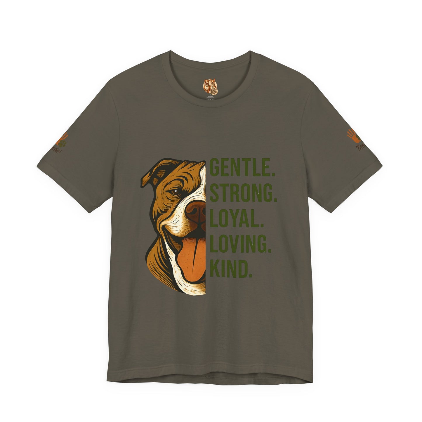 Gentle Strong Loyal Loving Kind – Pitbull Advocacy Unisex T-Shirt | Bella + Canvas 3001