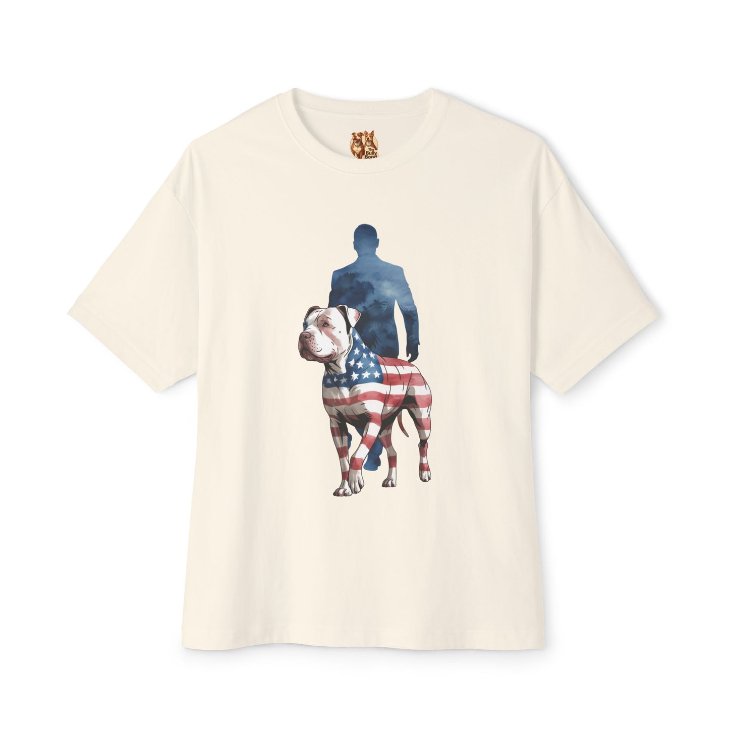 Stars, Stripes, and Bully by My Side – Patriotic Pitbull T-Shirt