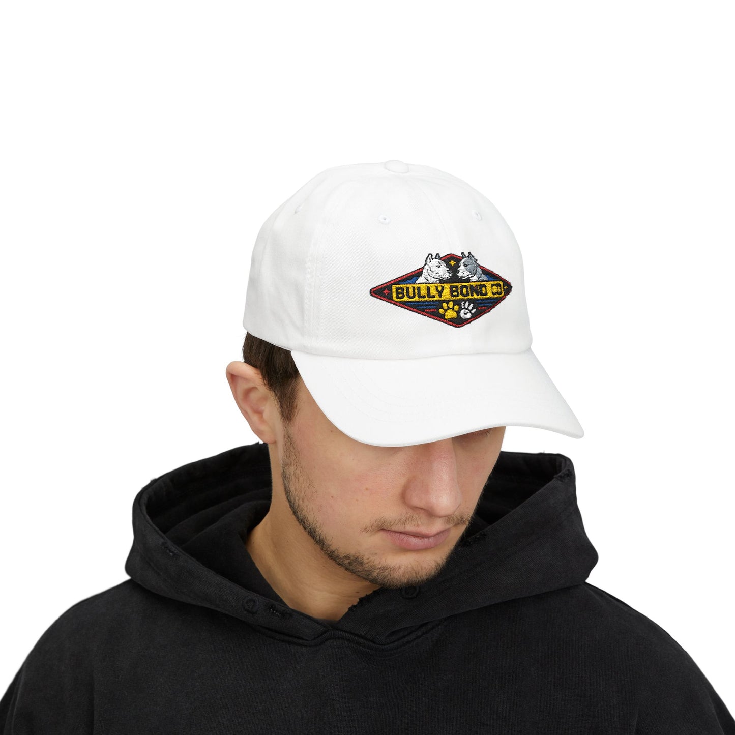 Bully Bond Co Embroidered Diamond Badge | Yupoong 6245CM Dad Cap