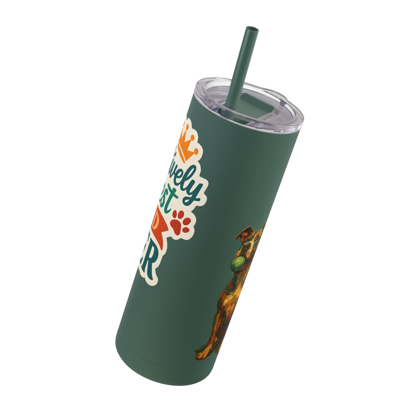 Paw-sitively the Best Dad Ever – 20oz Skinny Tumbler