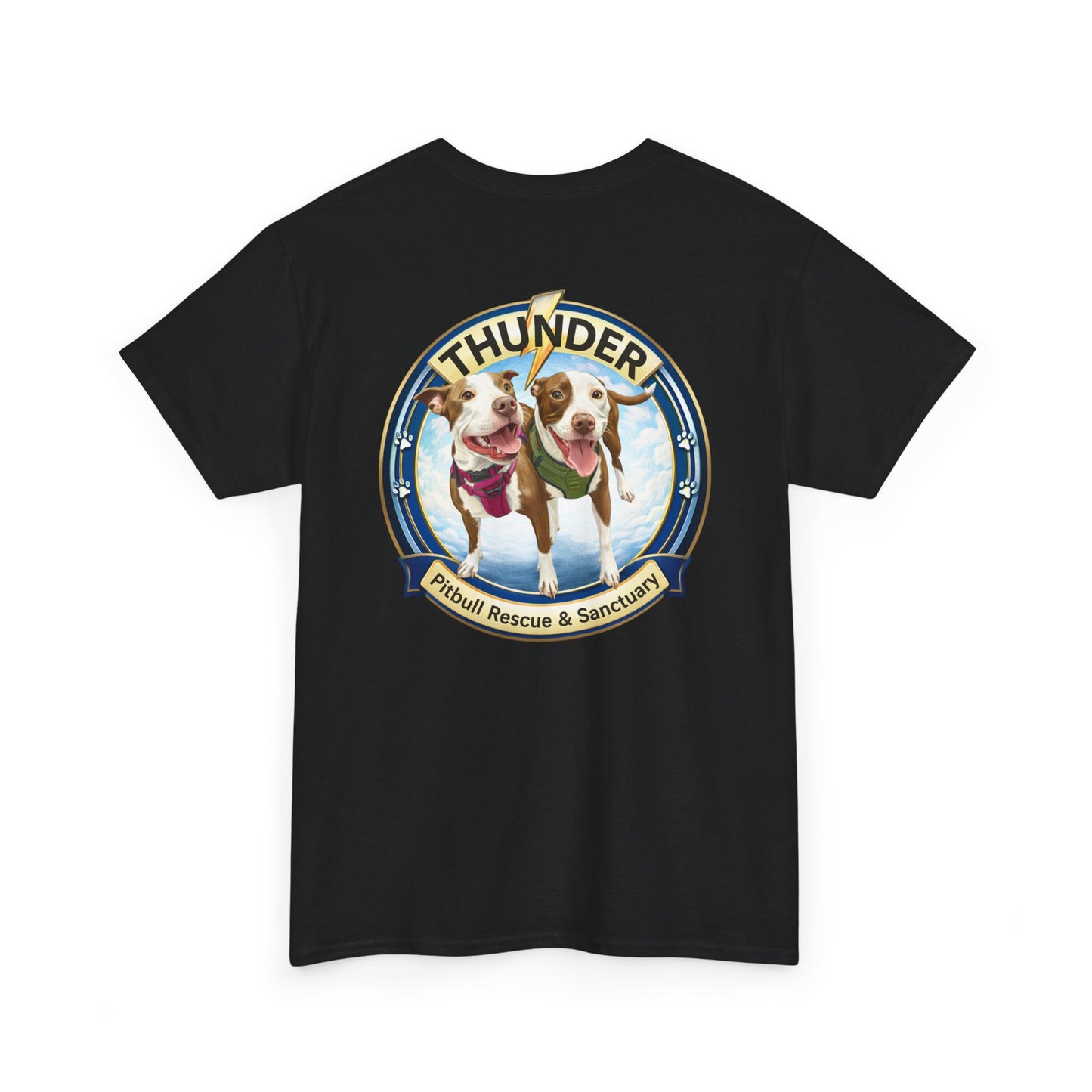 Thunder Pitbull Rescue & Sanctuary Shirt | Custom Rescue Dog Apparel | Pitbull Lovers Tee | Rescue Support Clothing