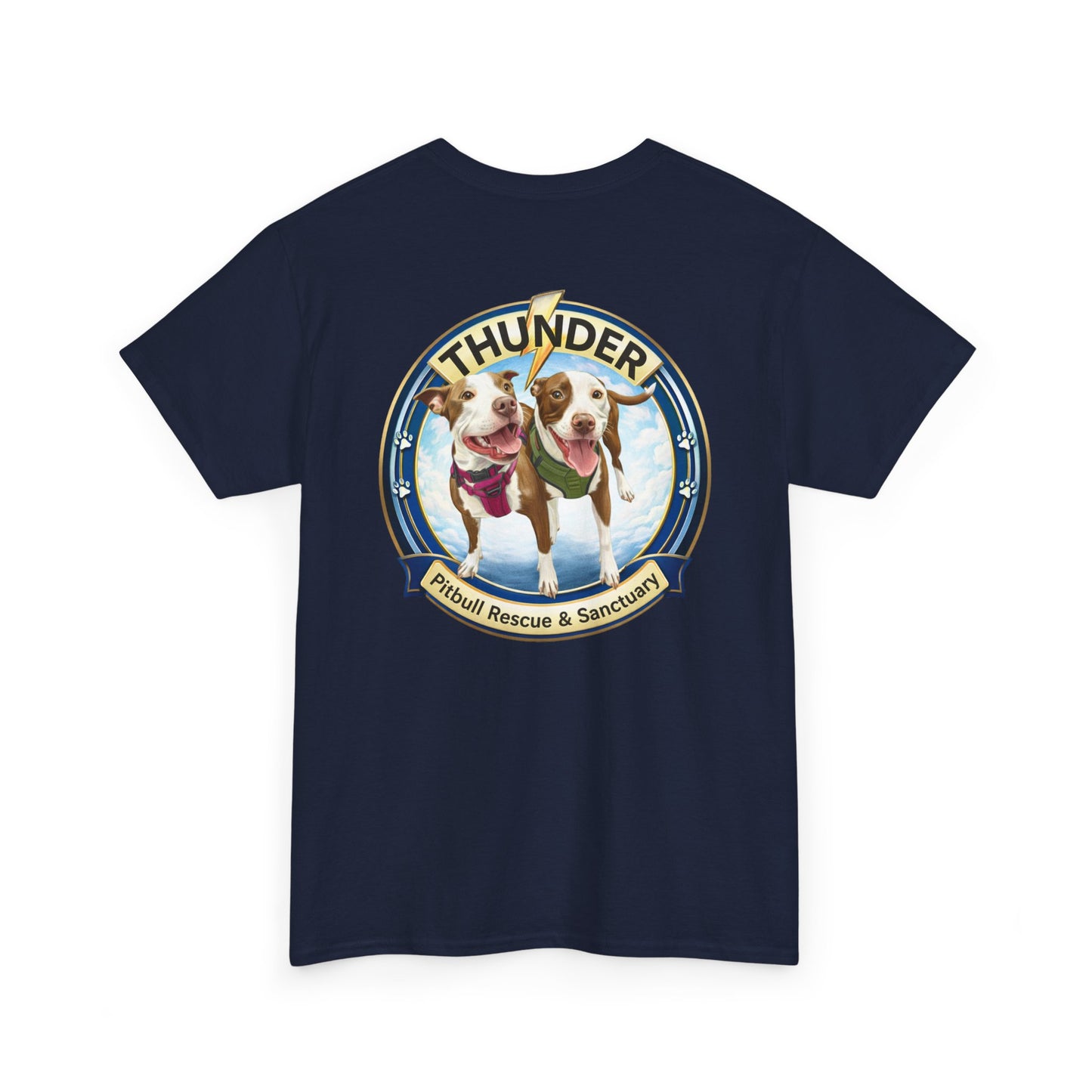 Thunder Pitbull Rescue & Sanctuary Shirt | Custom Rescue Dog Apparel | Pitbull Lovers Tee | Rescue Support Clothing