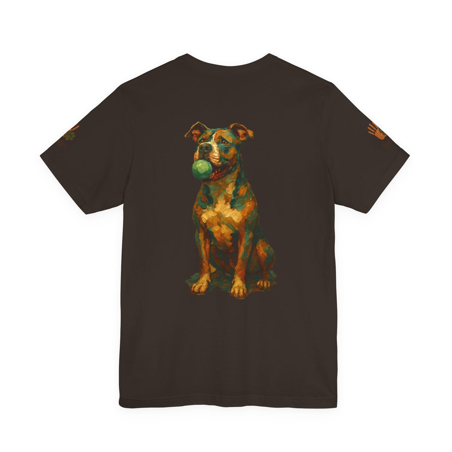 Paw-sitively the Best Dog Dad Ever | Bella + Canvas 3001 Olive Tee