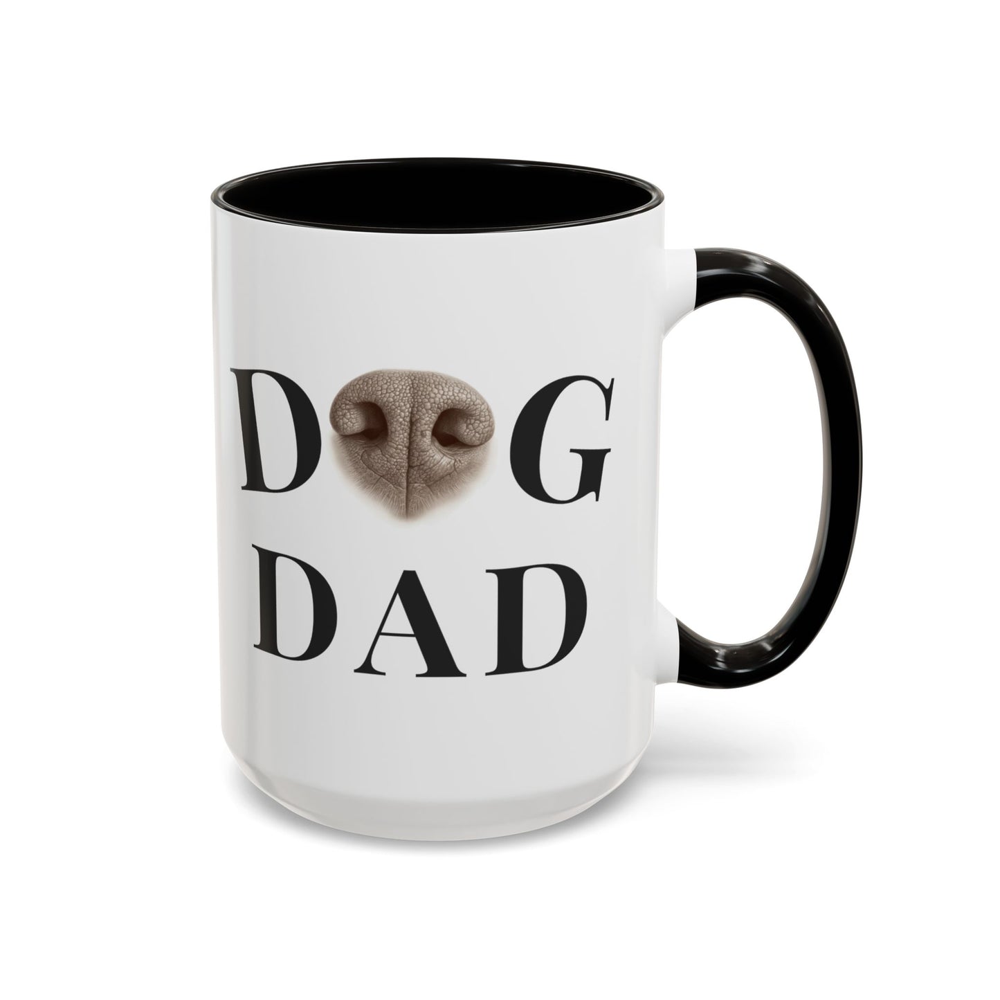 Personalized Dog Dad Mug – Your Dog’s Nose Custom Design