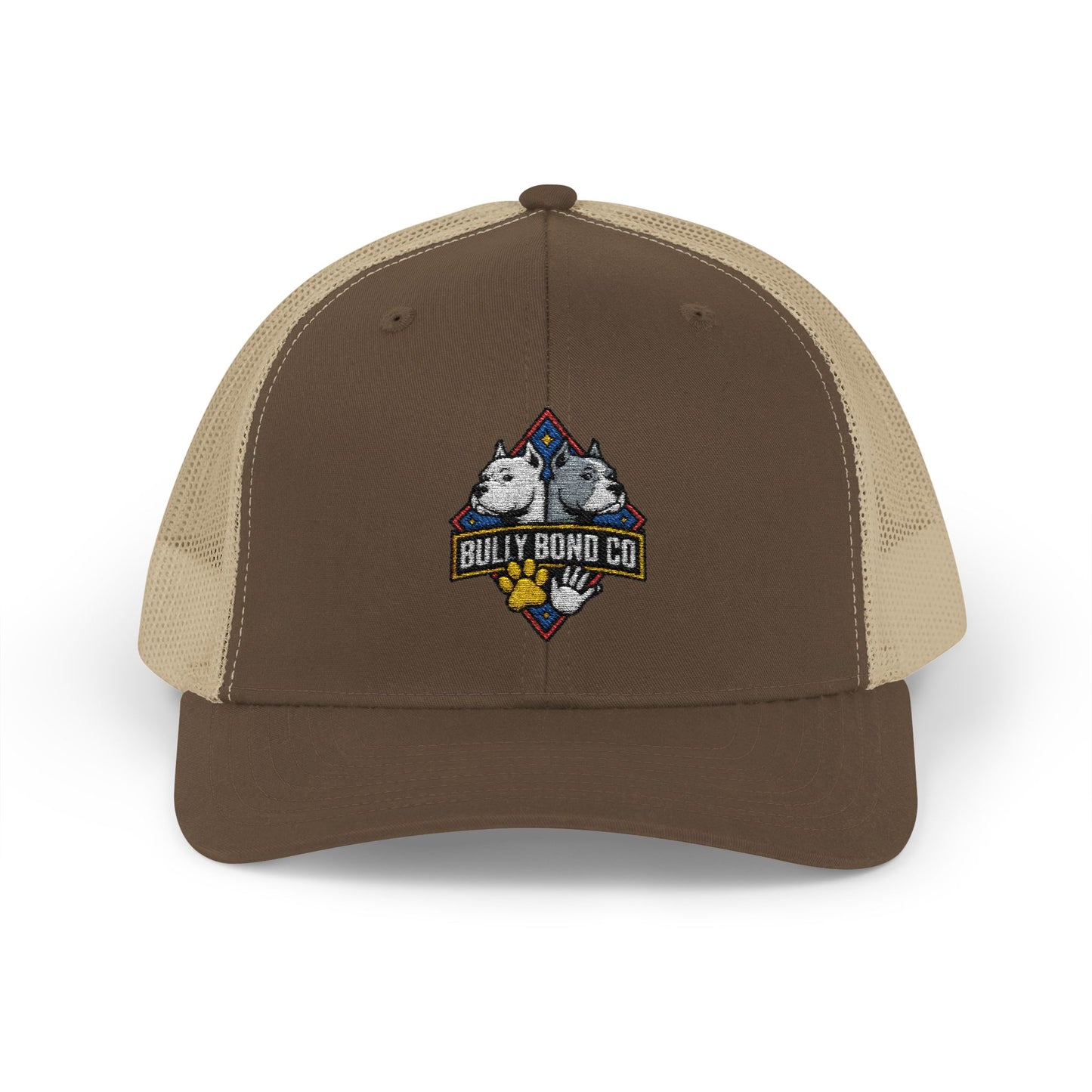 Bully Bond Co Embroidered Badge | Yupoong 6606 Retro Trucker Cap