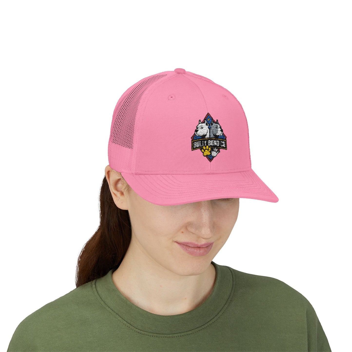 Bully Bond Co Embroidered Badge | Yupoong 6606 Retro Trucker Cap