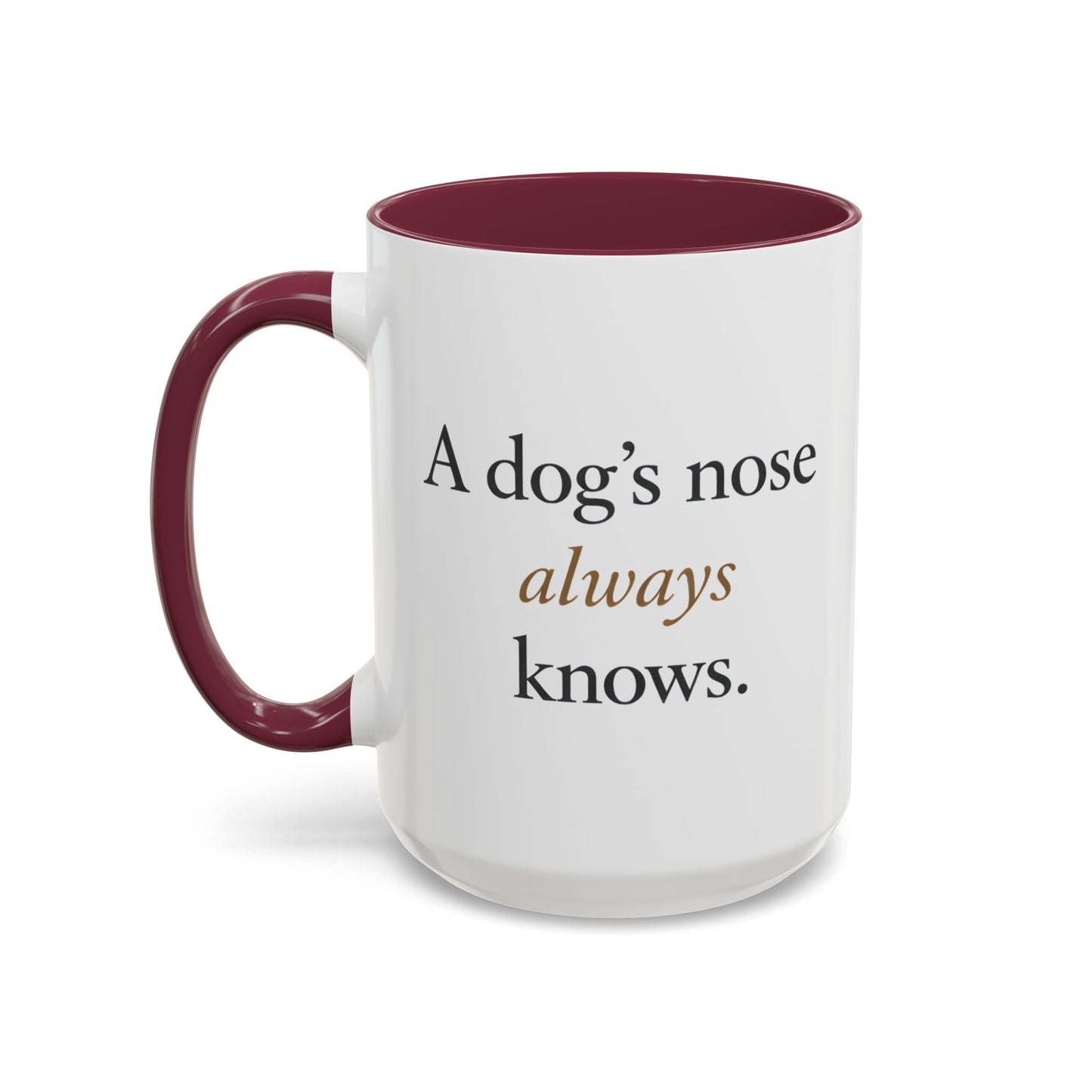 Personalized Dog Dad Mug – Your Dog’s Nose Custom Design