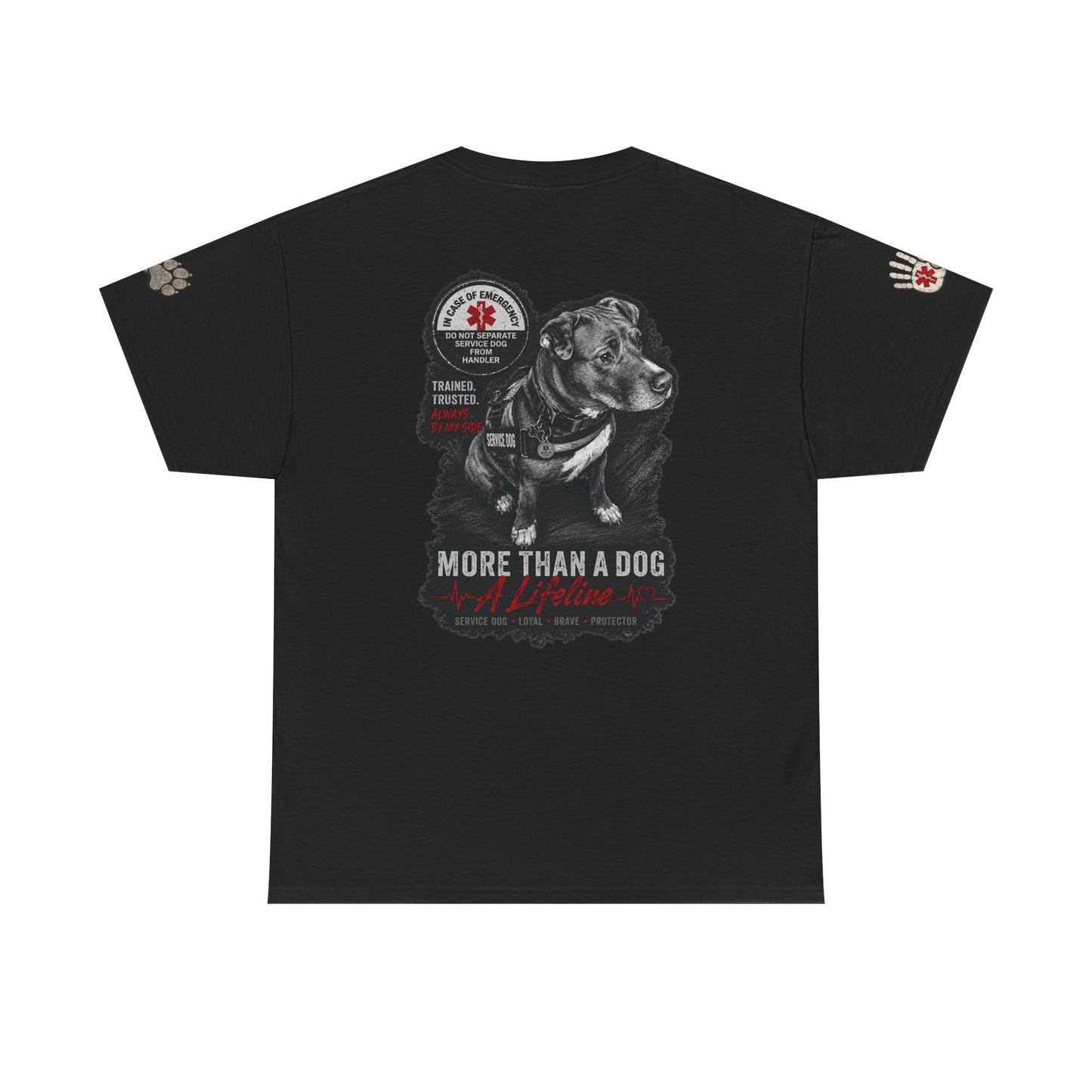 More Than A Dog, A Lifeline™ | Personalized Service Dog Tribute Shirt