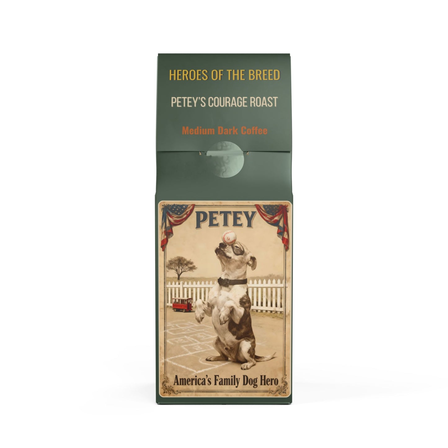 Petey’s Courage Roast – Medium-Dark Coffee