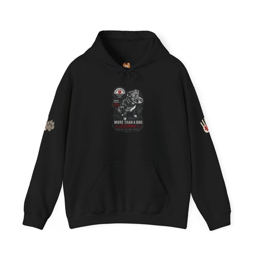 Personalized Service Dog Hoodie – "More Than a Dog, A Lifeline" Custom Pet Portrait Hoodie