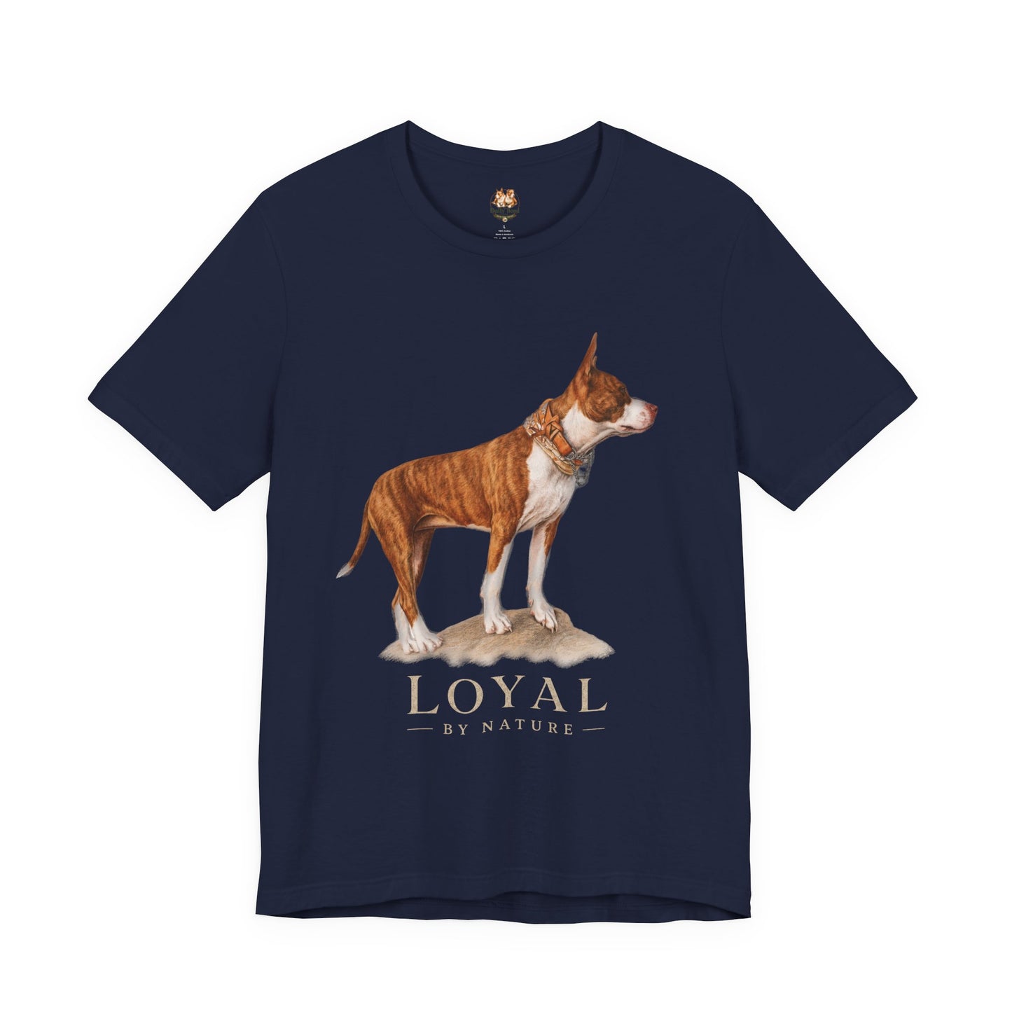Custom Pit Bull Portrait T-Shirt | Your Dog as a Premium Digital Pencil Sketch | Personalized Powerbreed Apparel