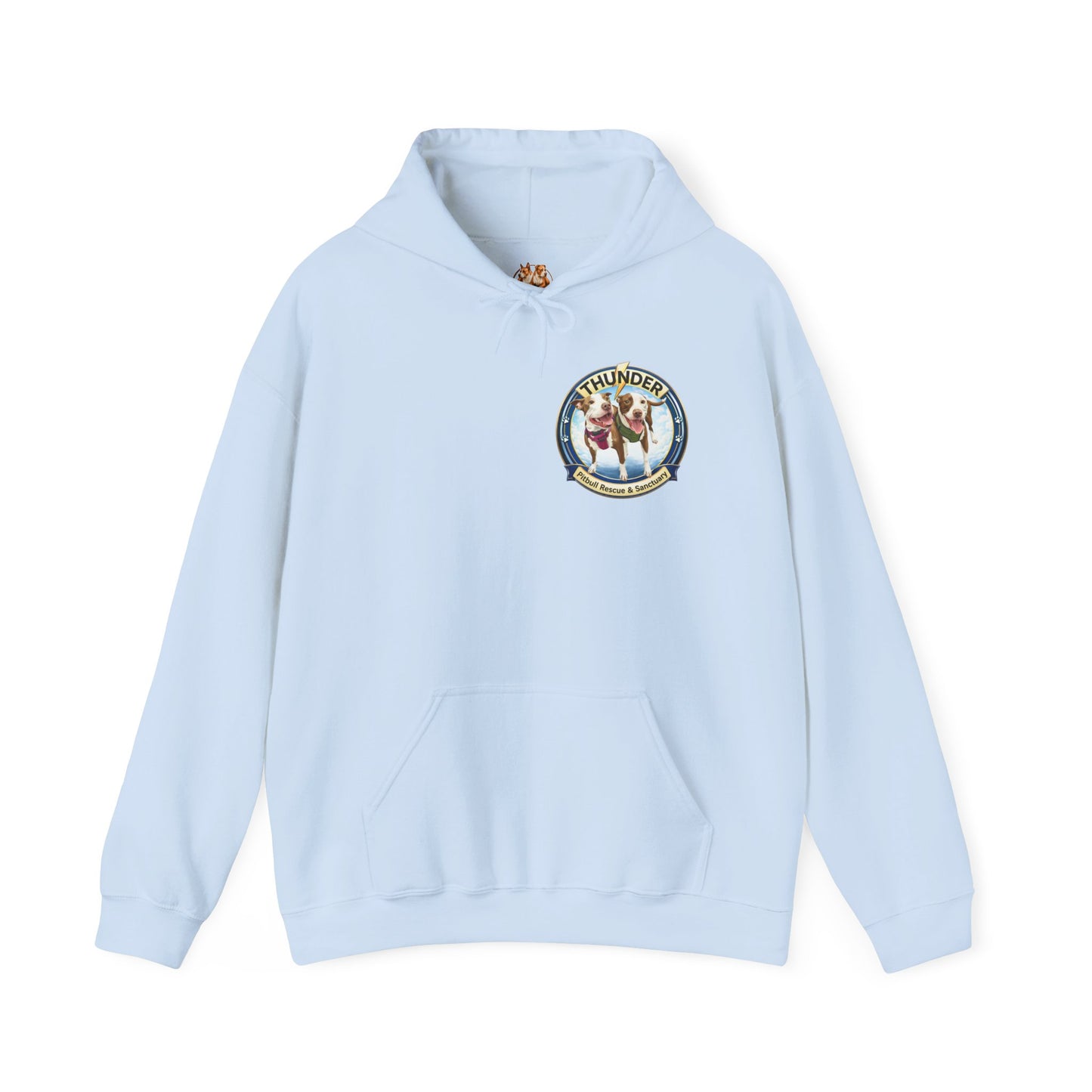 Thunder Pitbull Rescue & Sanctuary Hoodie | Custom Pitbull Apparel | Dog Rescue Hoodie