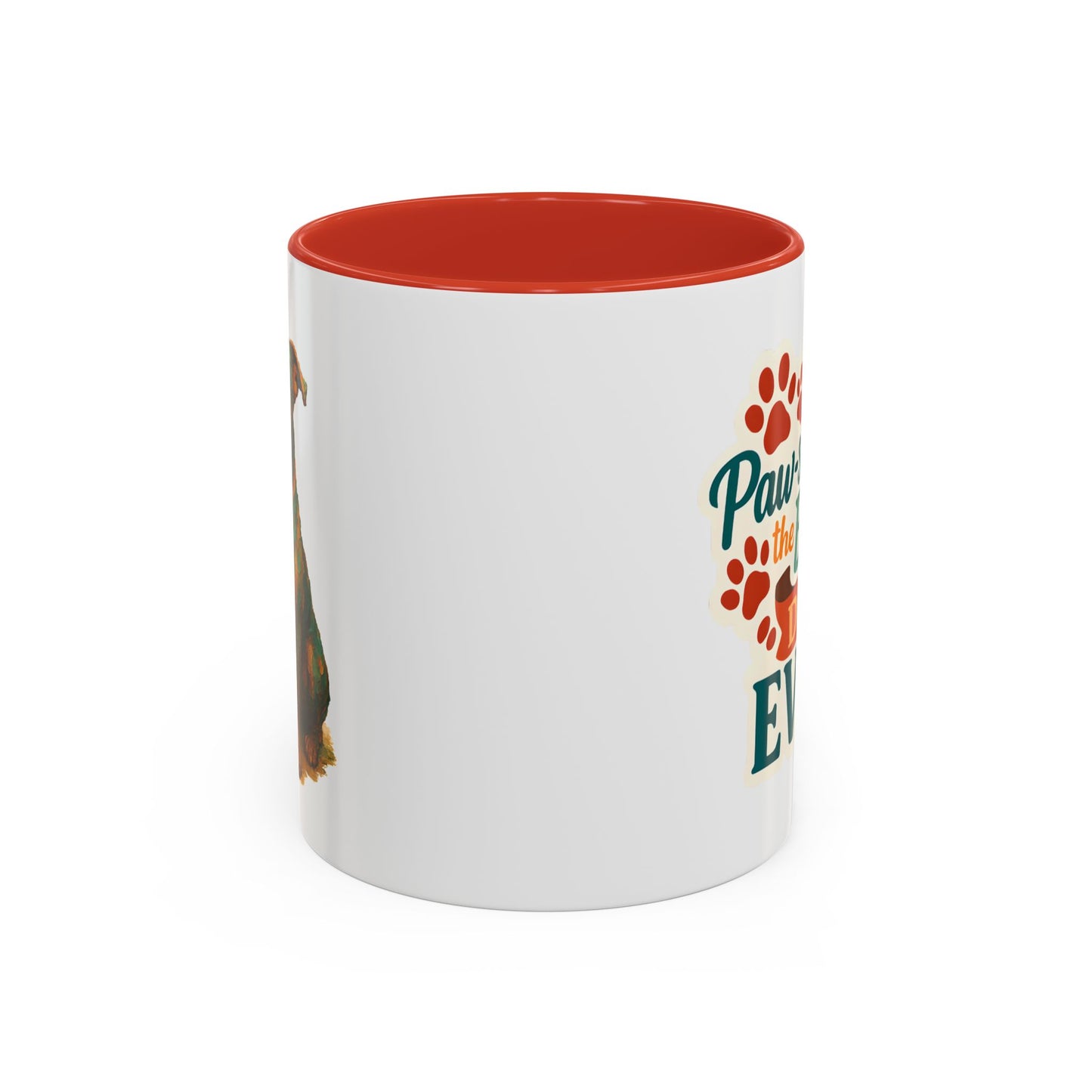 Paw-sitively the Best Dad Ever Dog Mug – Orca Accent Coffee Cup