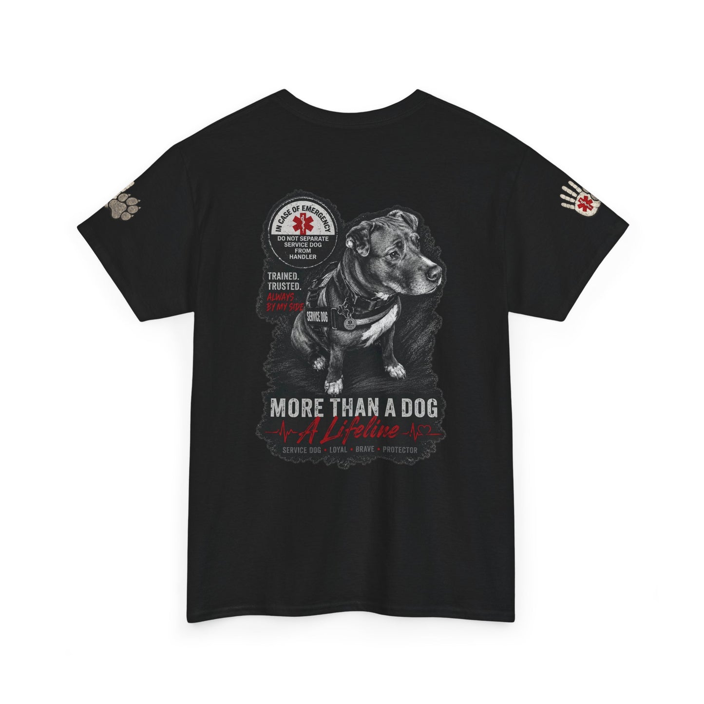 More Than A Dog, A Lifeline™ | Personalized Service Dog Tribute Shirt