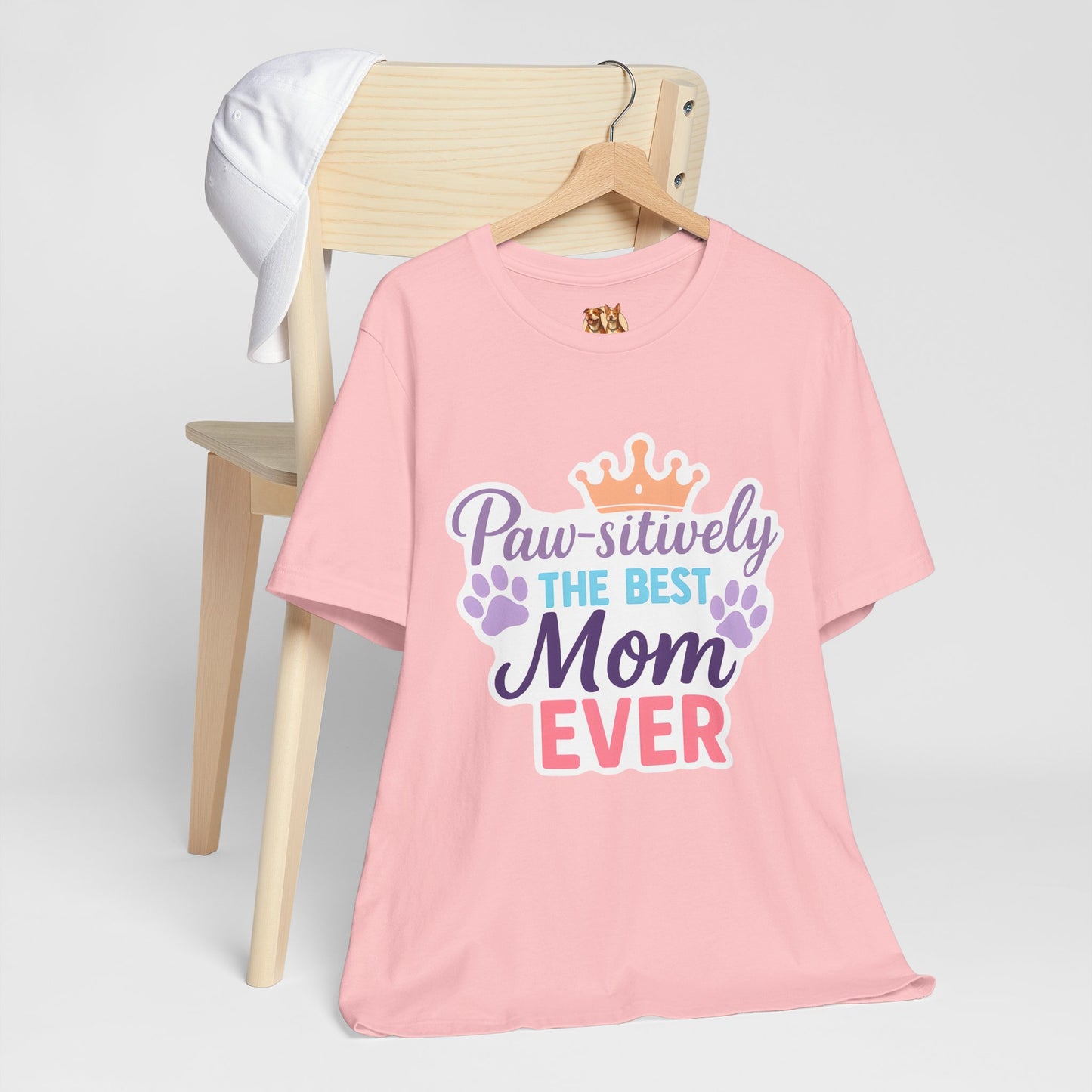 Paw-sitively The Best Mom Ever Tee, Dog Lover Gift, Mother's Day Shirt, Pet Moms' Apparel, Cute Dog Tee