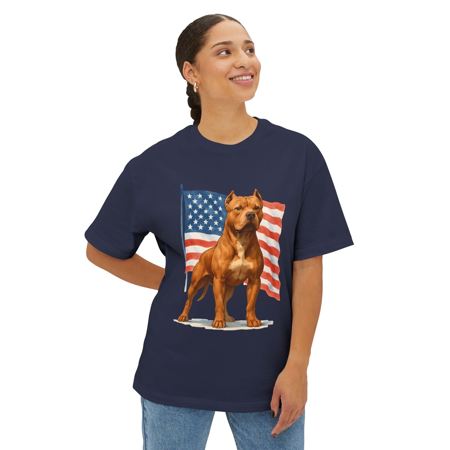 Patriot Pitbull Pride | Bella+Canvas 3010 Unisex Tee