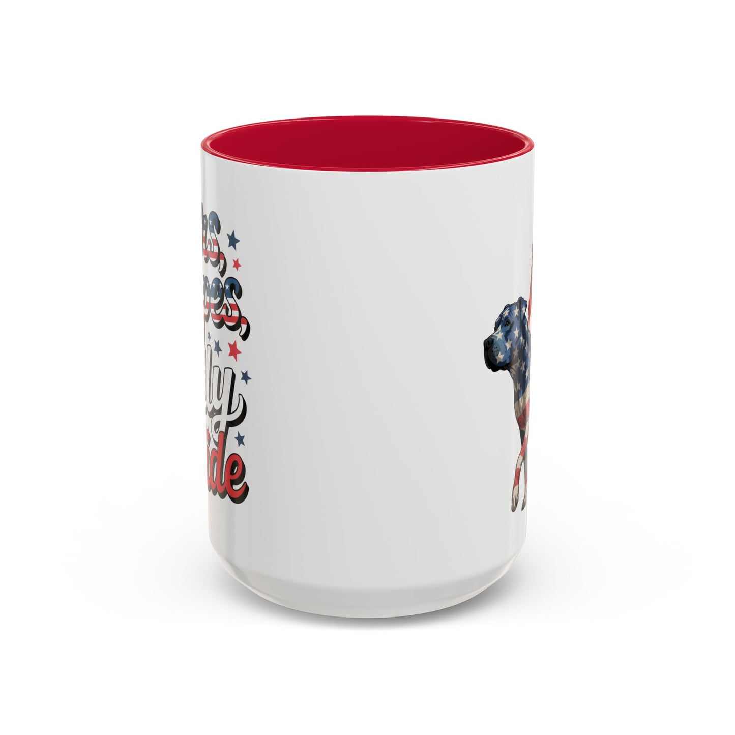 Pitbull Patriot Mug – American Flag Dog Lovers Coffee Cup