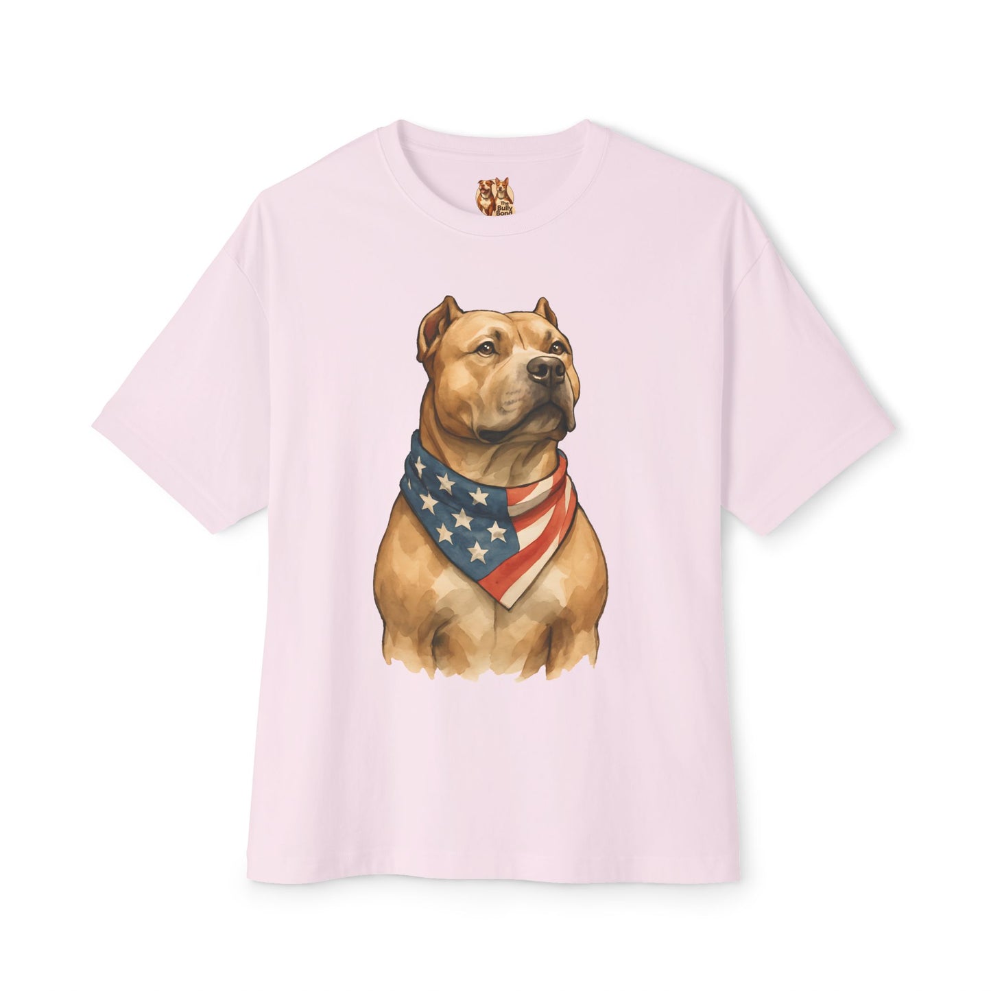 Pitbull Patriot | Bella + Canvas Tee | Double-Sided American Pride Shirt