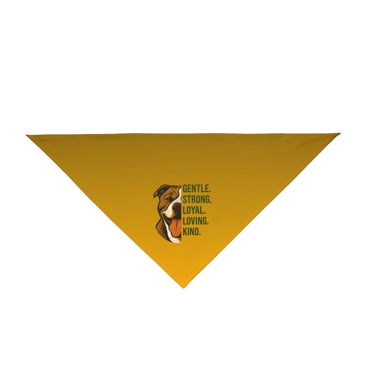 Gentle & Strong Dog Bandana – Loyal by Nature Edition