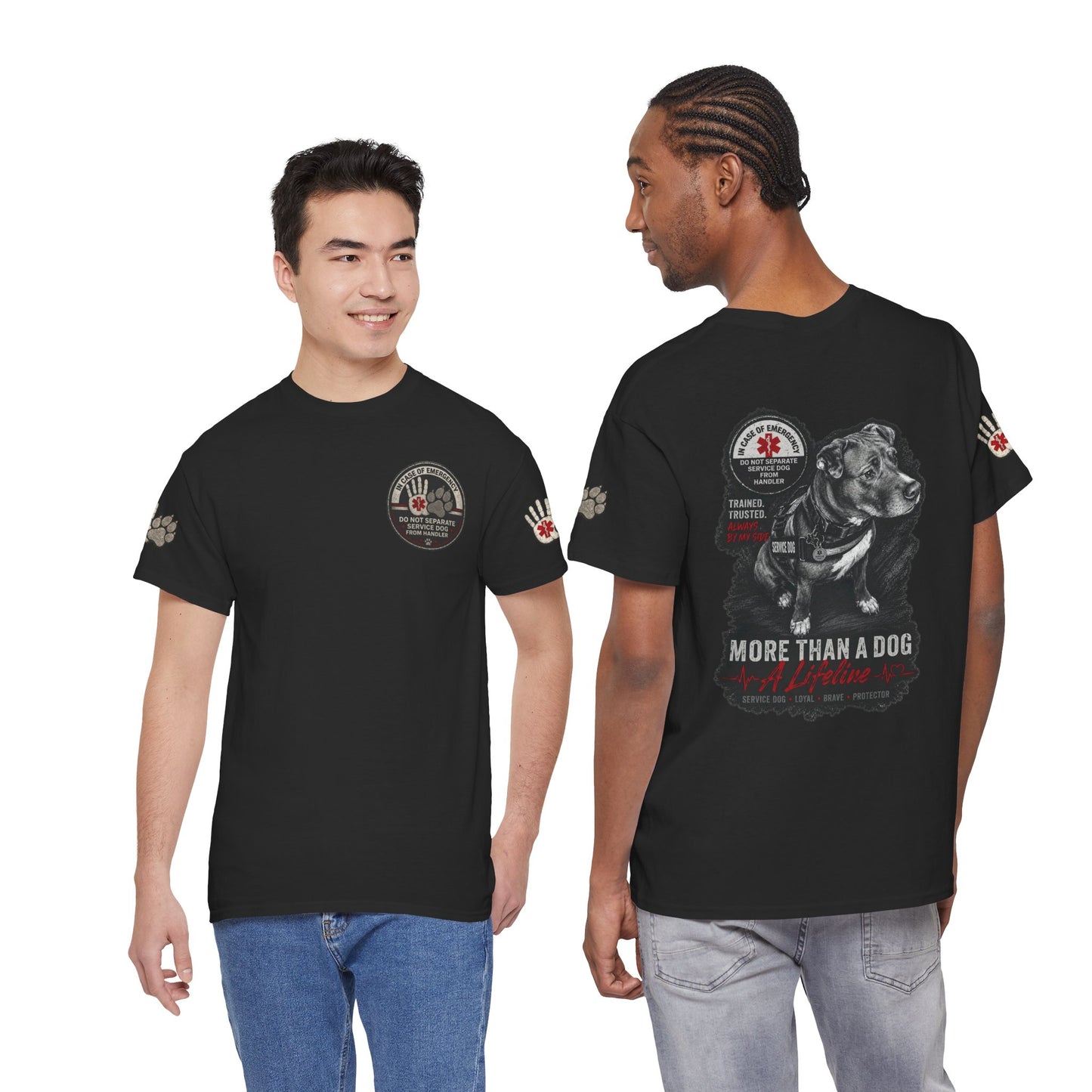 More Than A Dog, A Lifeline™ | Personalized Service Dog Tribute Shirt