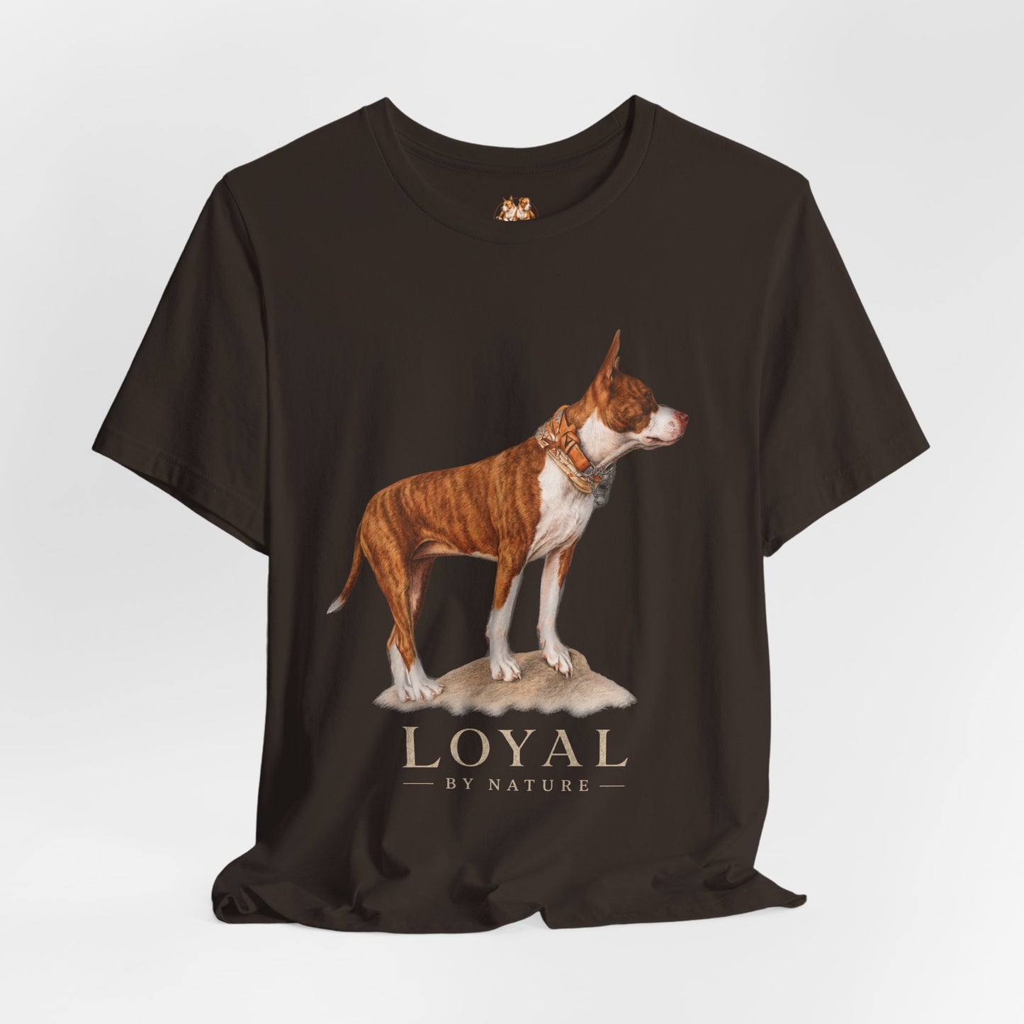 Custom Pit Bull Portrait T-Shirt | Your Dog as a Premium Digital Pencil Sketch | Personalized Powerbreed Apparel