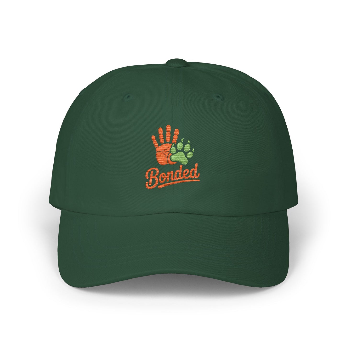 Bonded Hand & Paw Embroidered Dad Cap – Yupoong 6245CM